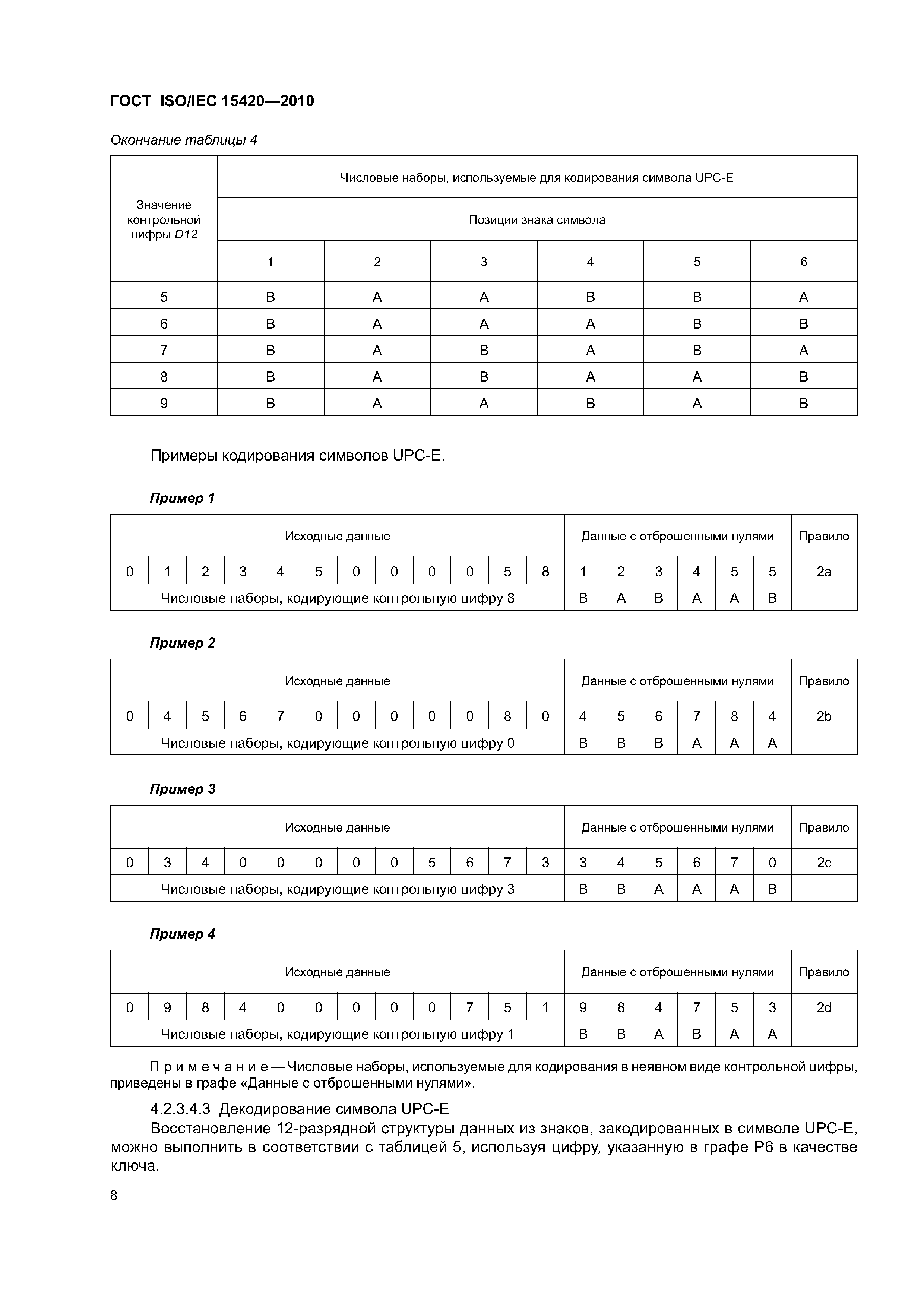 ГОСТ ISO/IEC 15420-2010