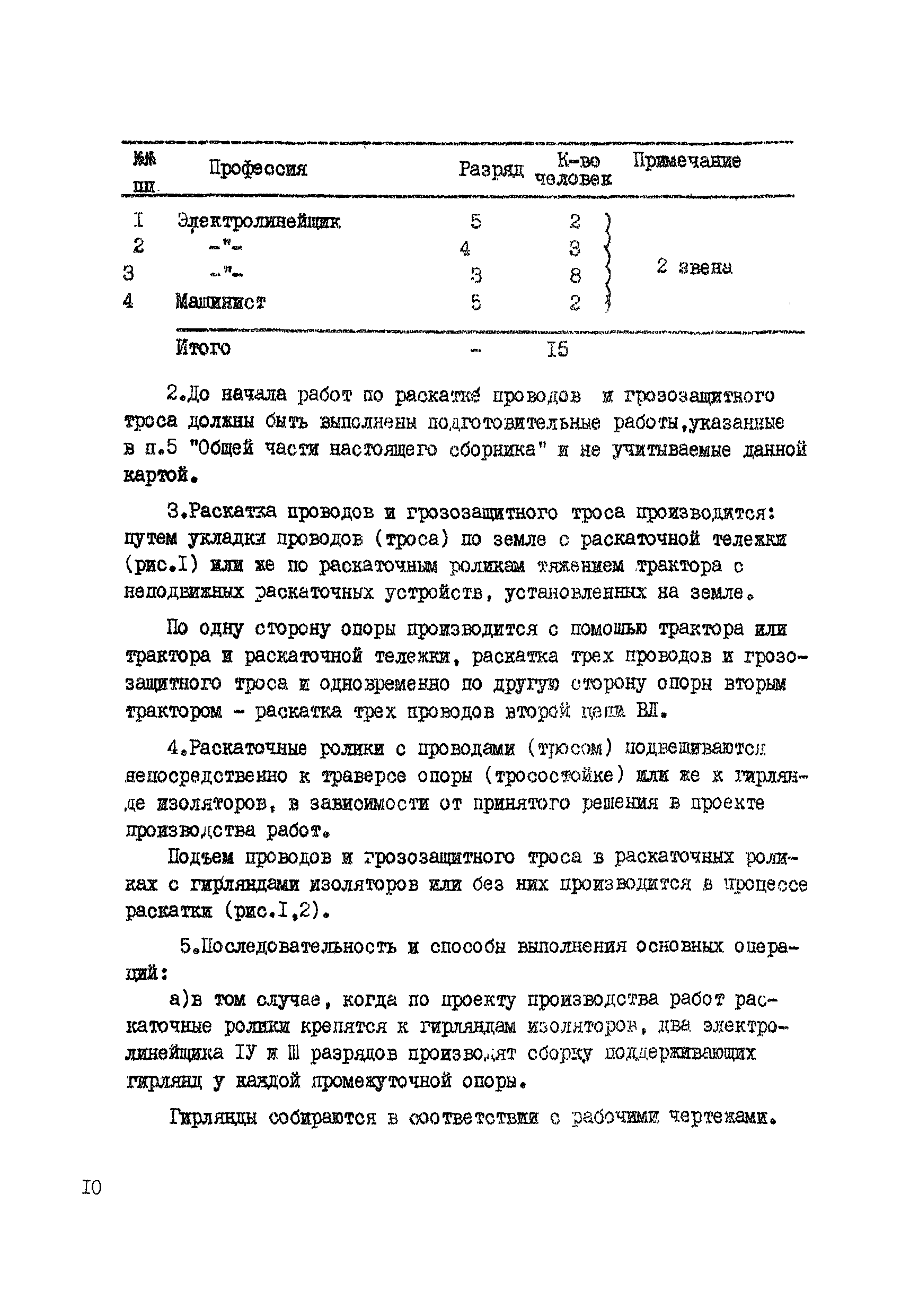 Технологическая карта К-V-12-1