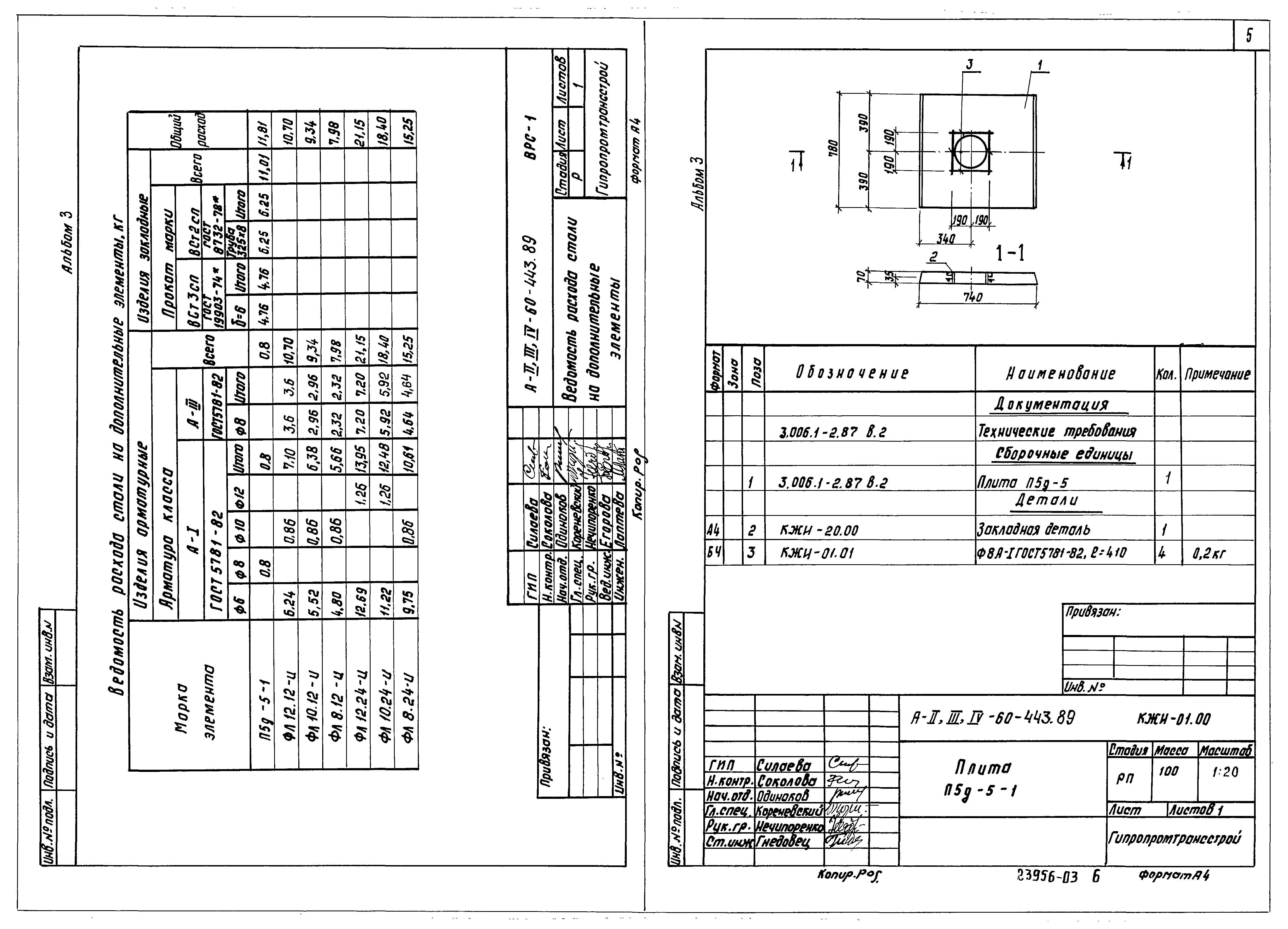 Типовой проект А-II,III,IV-60-443.89