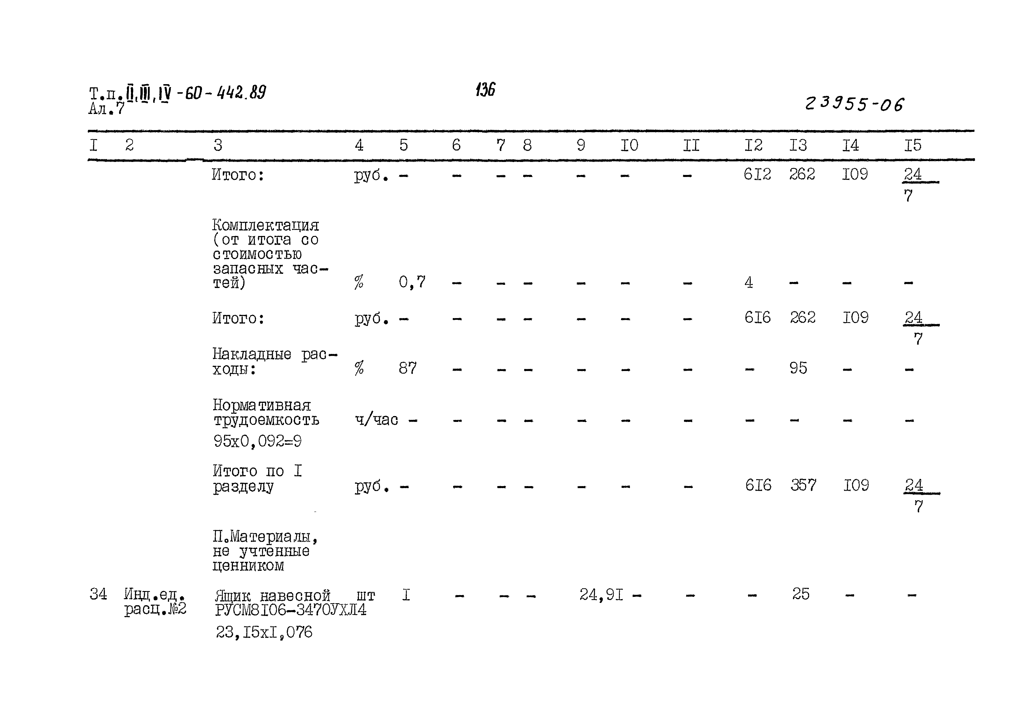 Типовой проект А-II,III,IV-60-442.89