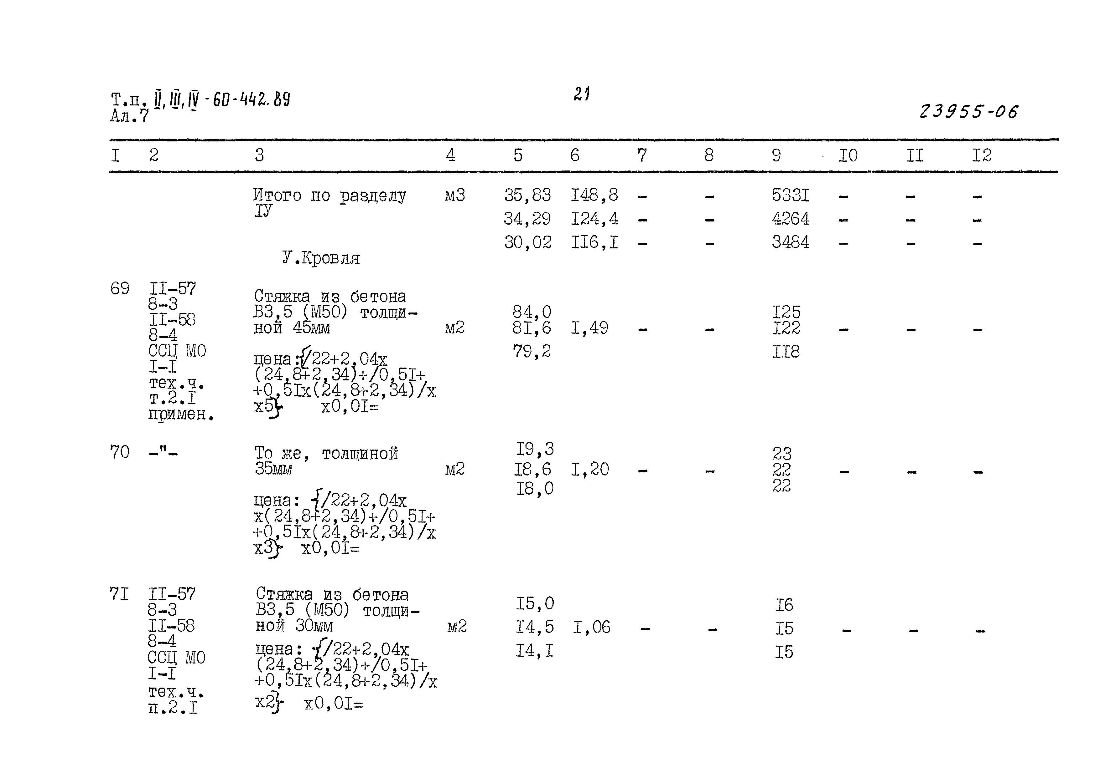 Типовой проект А-II,III,IV-60-442.89