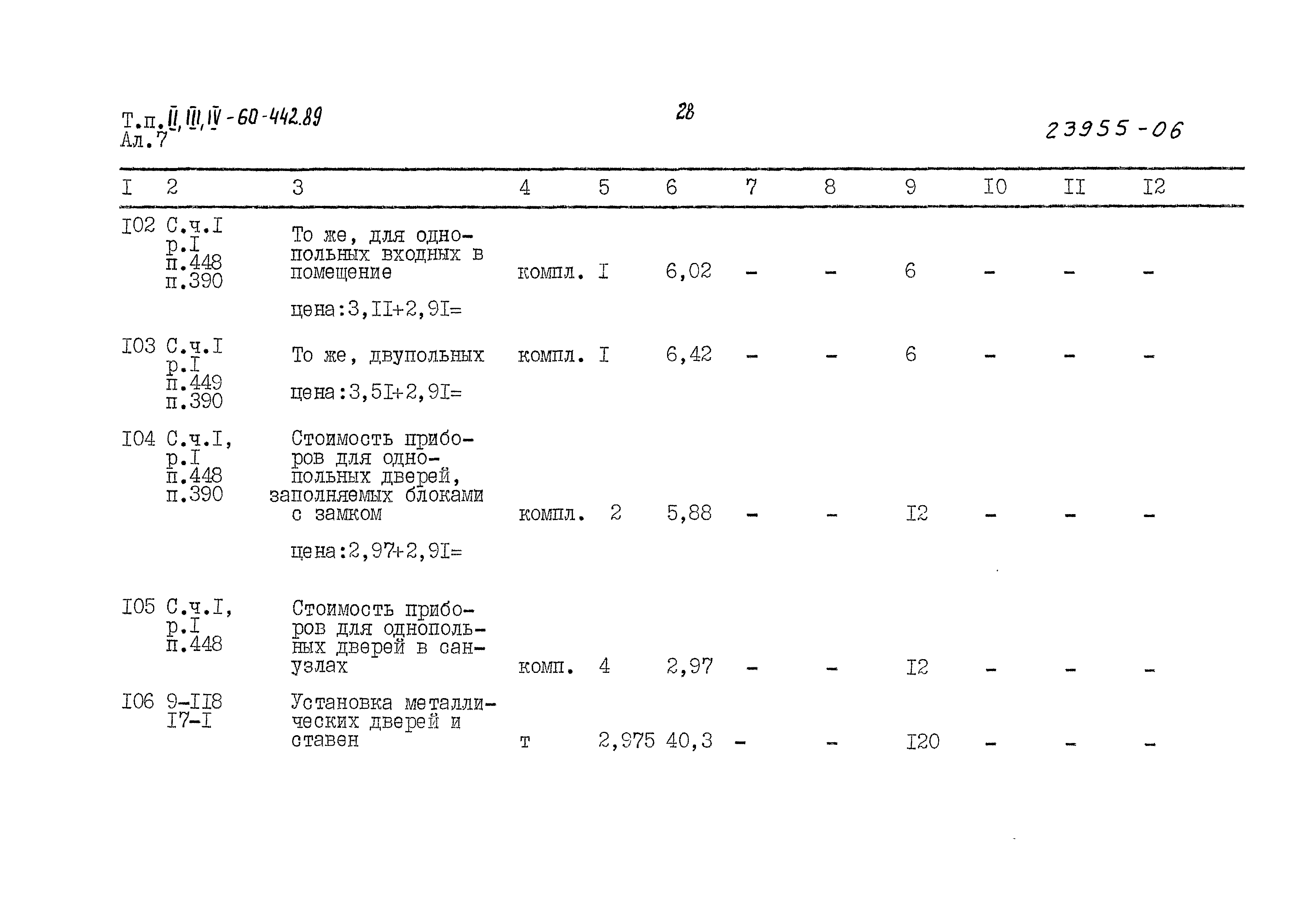 Типовой проект А-II,III,IV-60-442.89