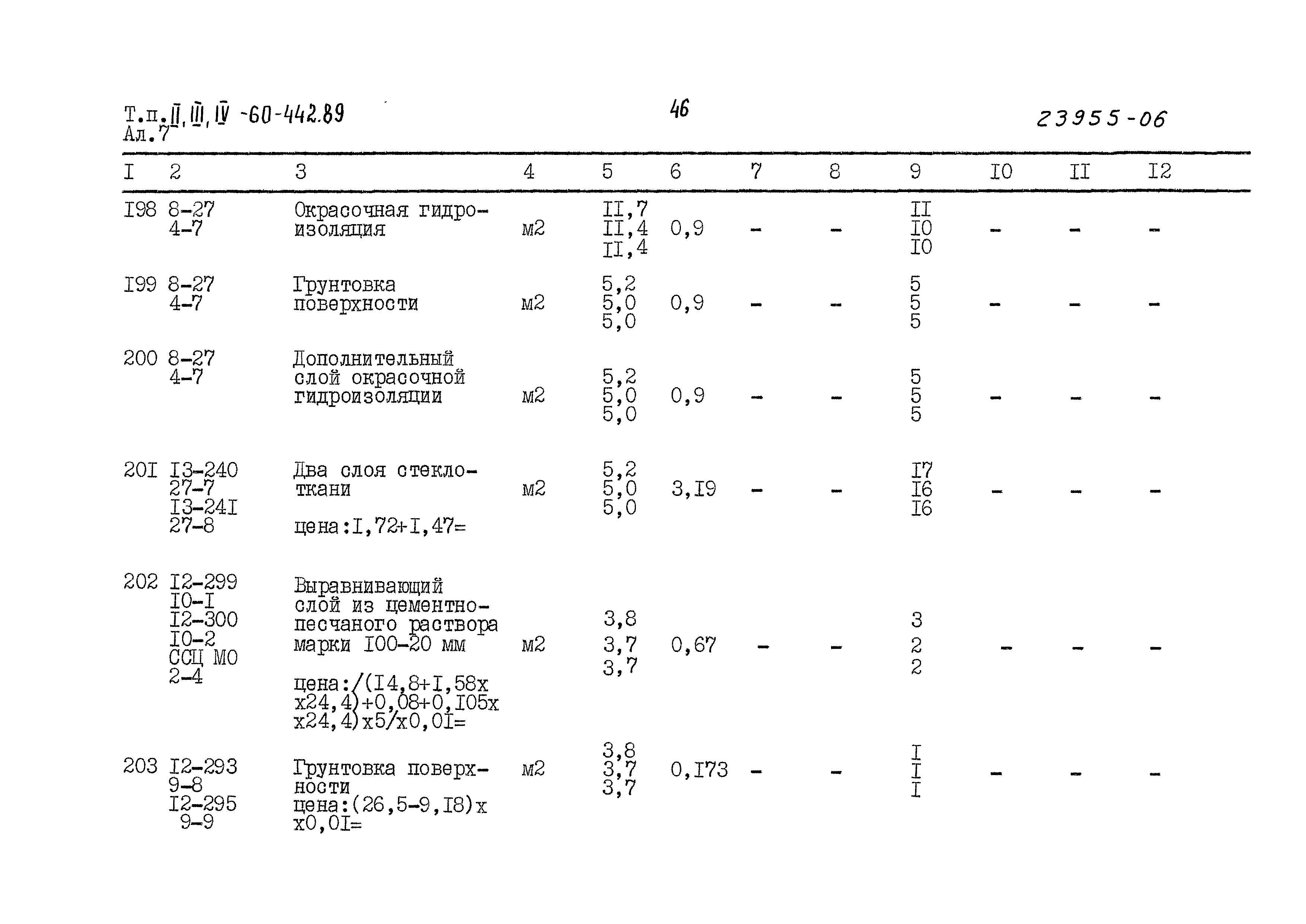 Типовой проект А-II,III,IV-60-442.89