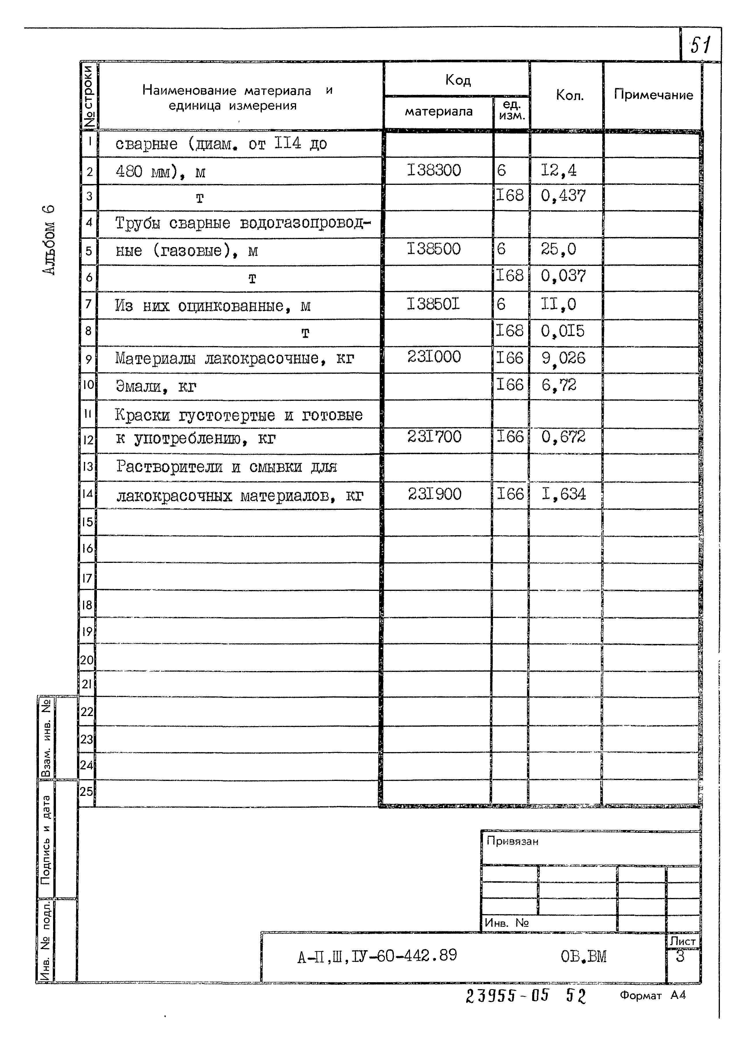 Типовой проект А-II,III,IV-60-442.89