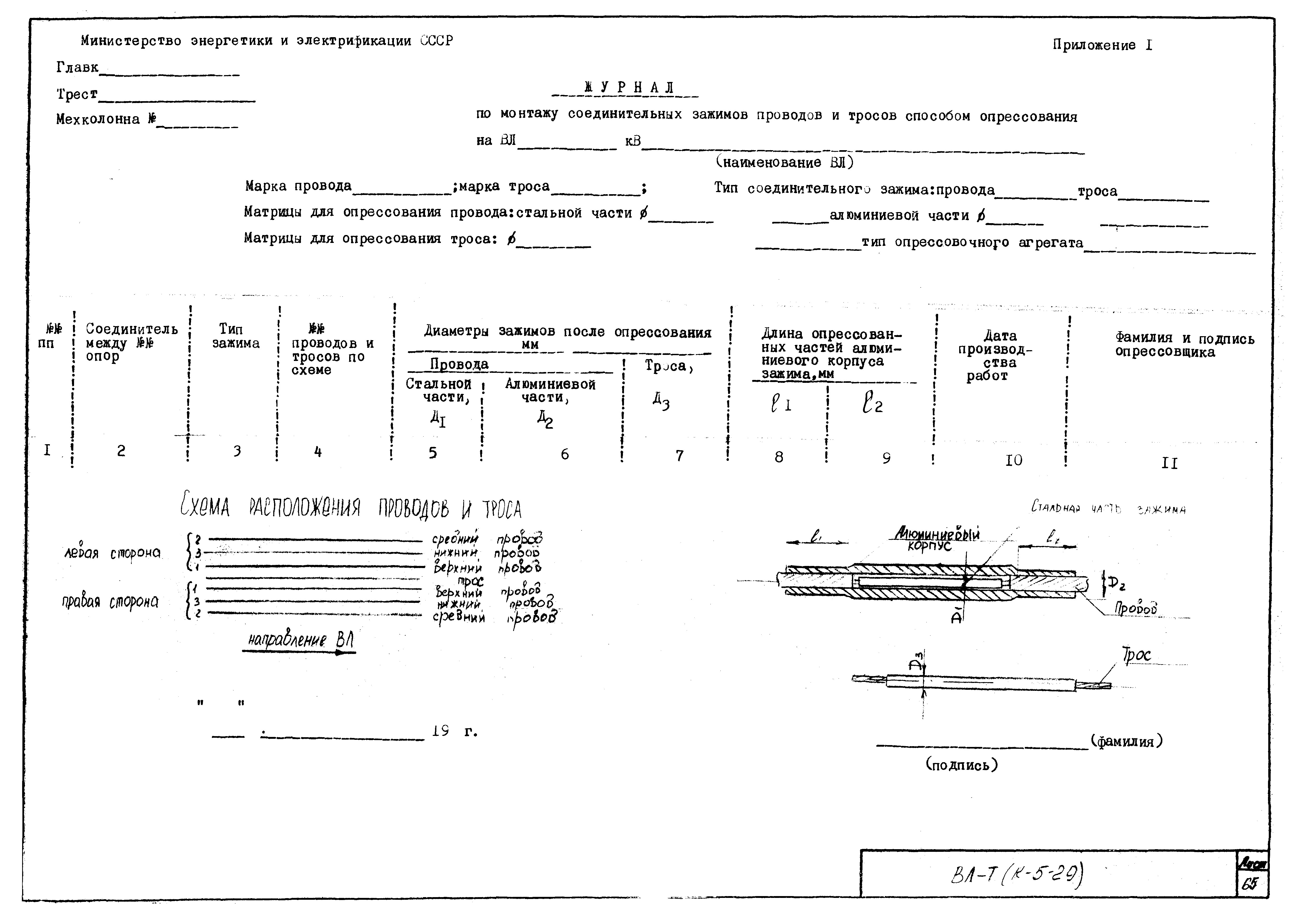 Технологическая карта К-5-29-5