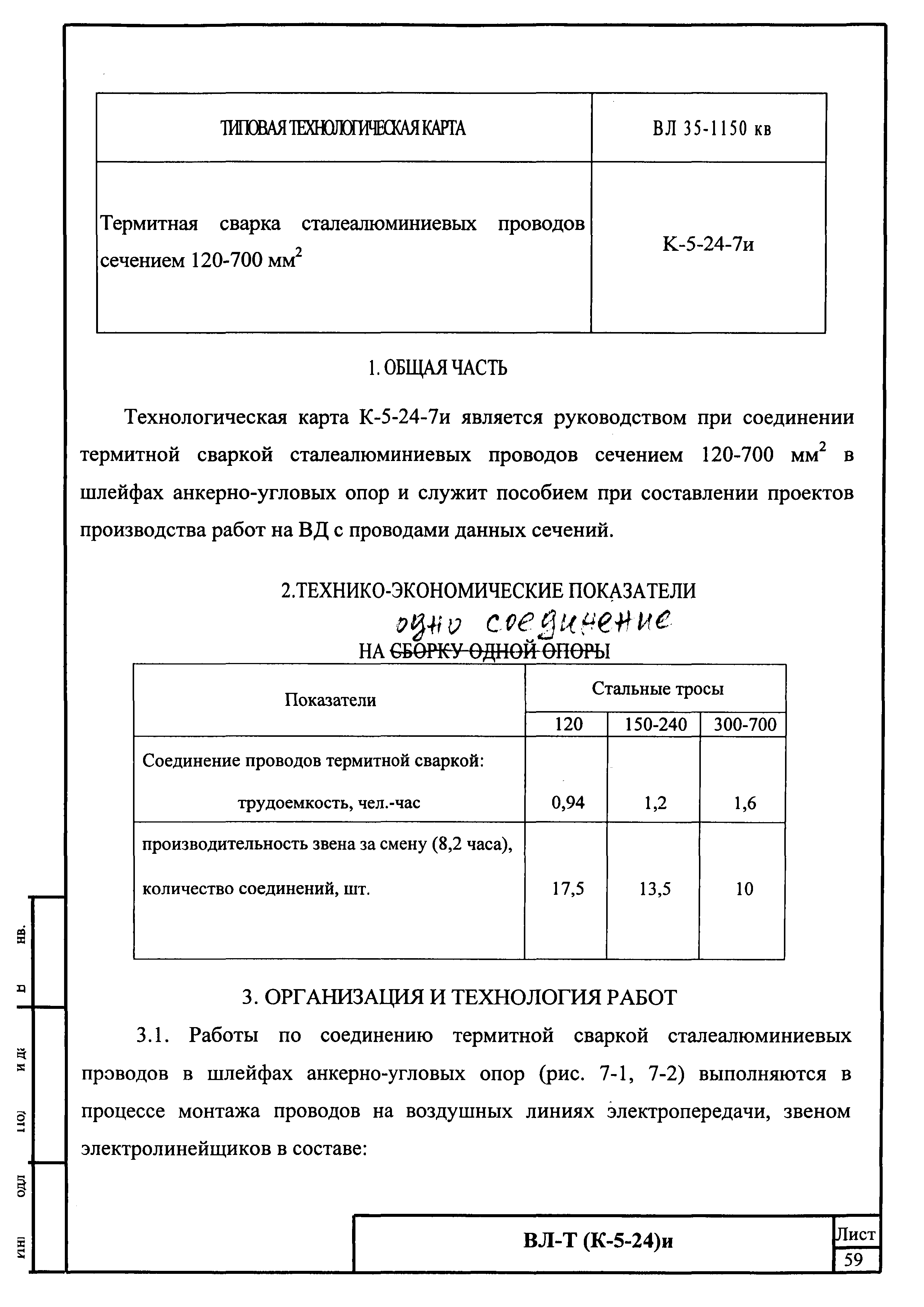 Технологическая карта К-5-24-7и