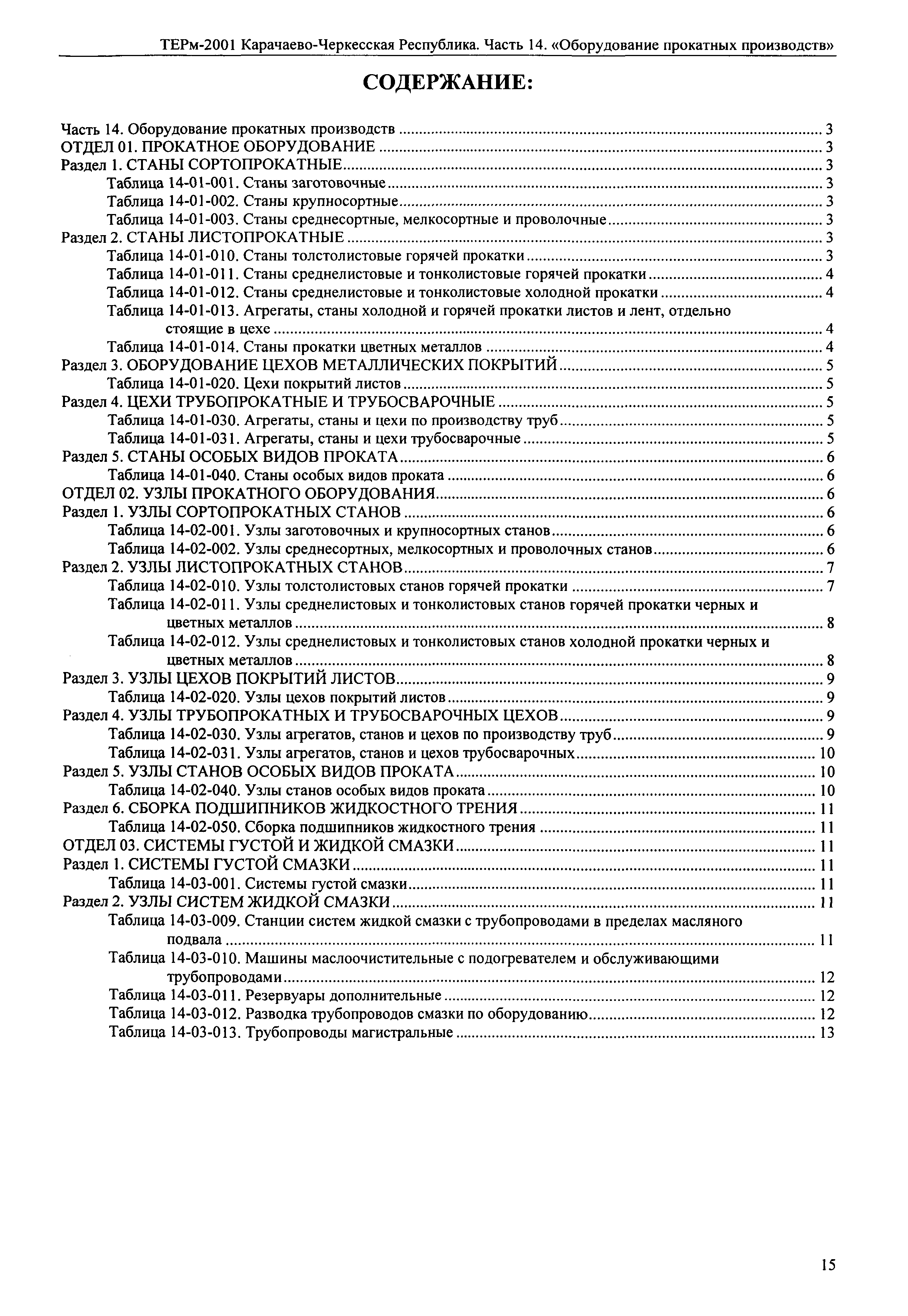 ТЕРм Карачаево-Черкесская Республика 14-2001