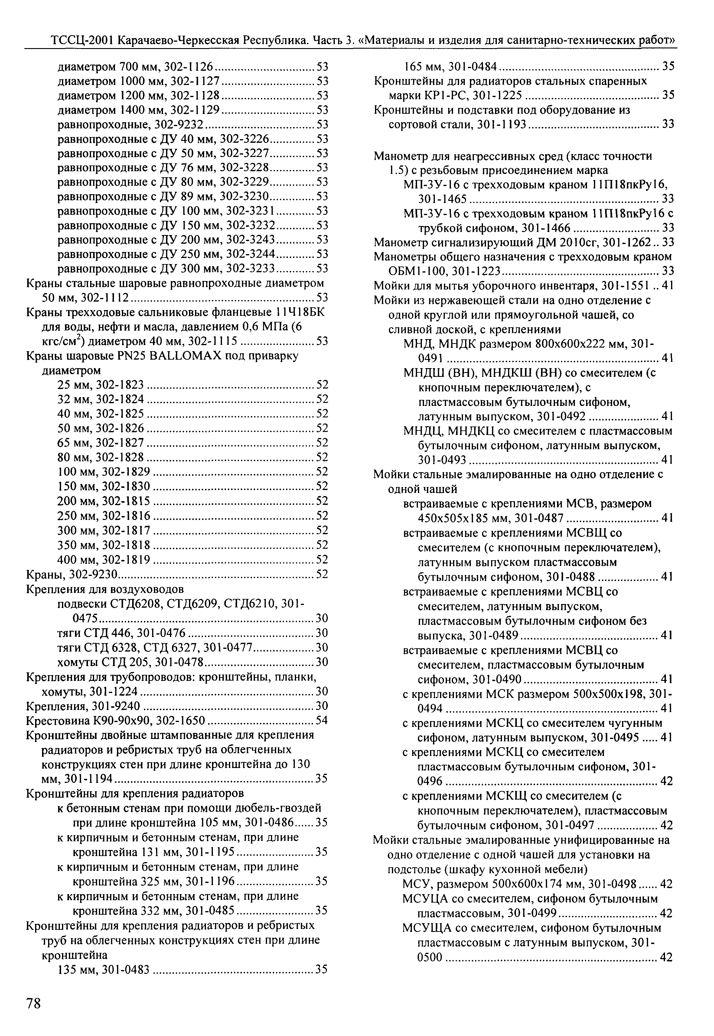 ТССЦ Карачаево-Черкесская Республика 03-2001