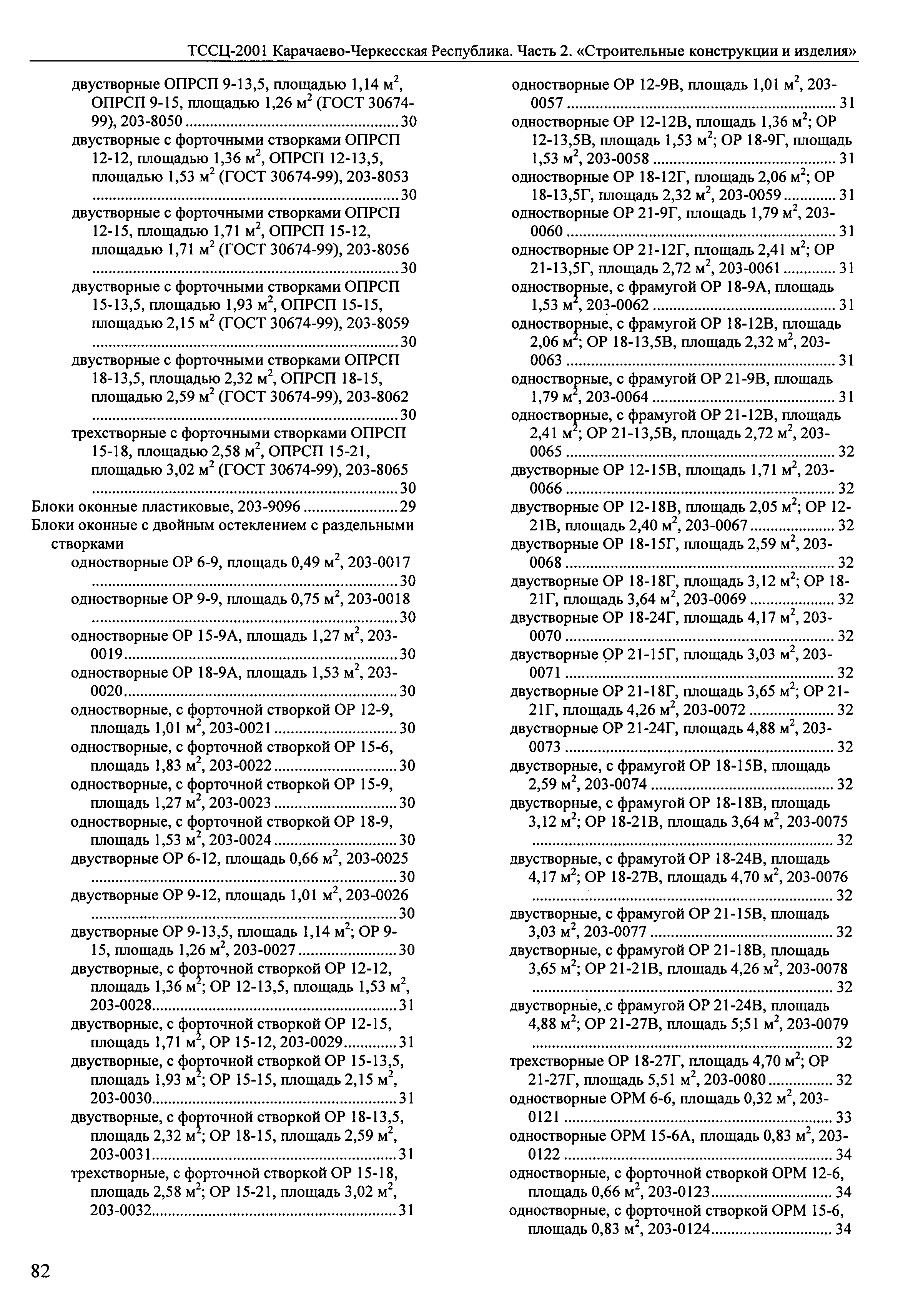 ТССЦ Карачаево-Черкесская Республика 02-2001