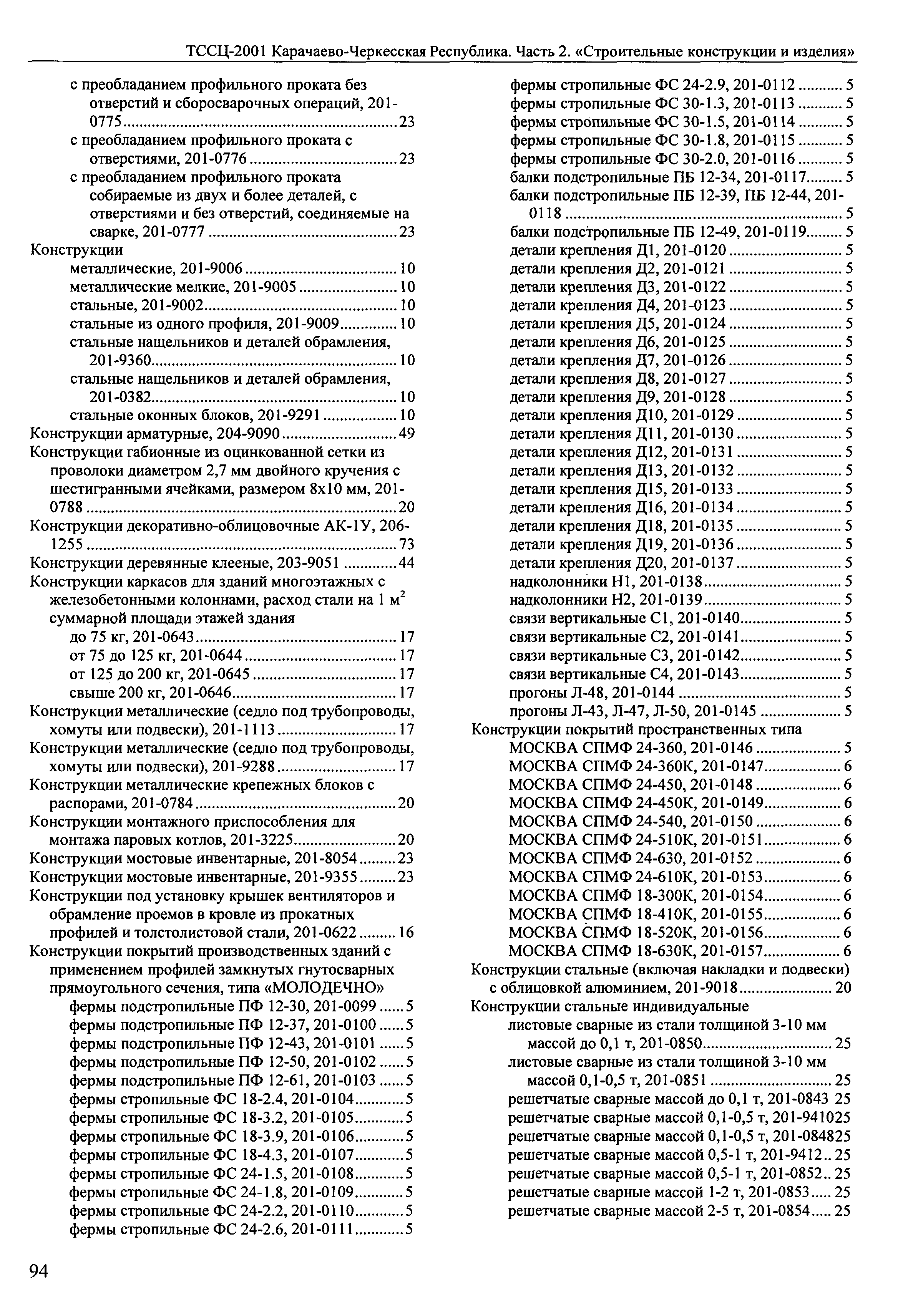 ТССЦ Карачаево-Черкесская Республика 02-2001