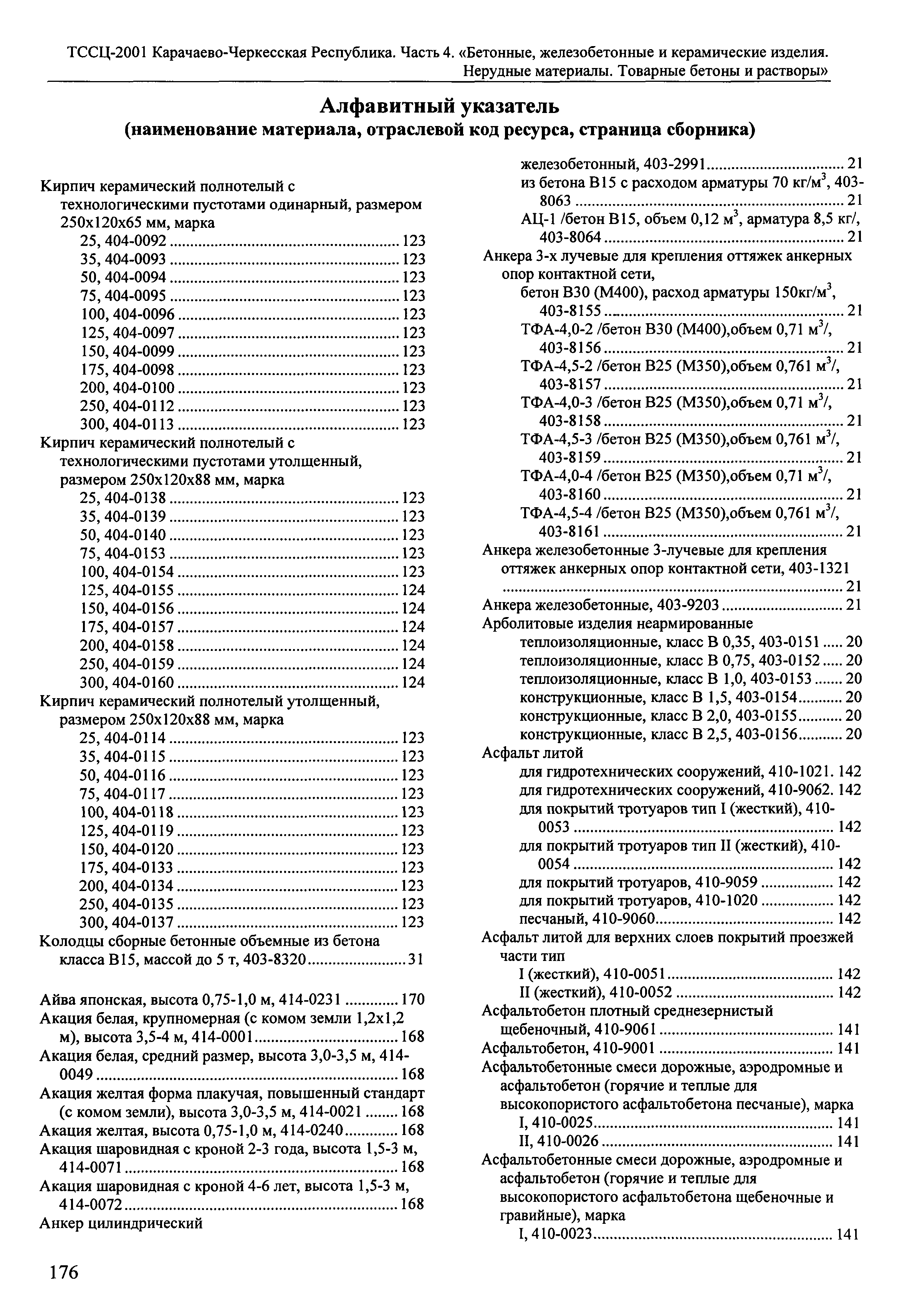 ТССЦ Карачаево-Черкесская Республика 04-2001