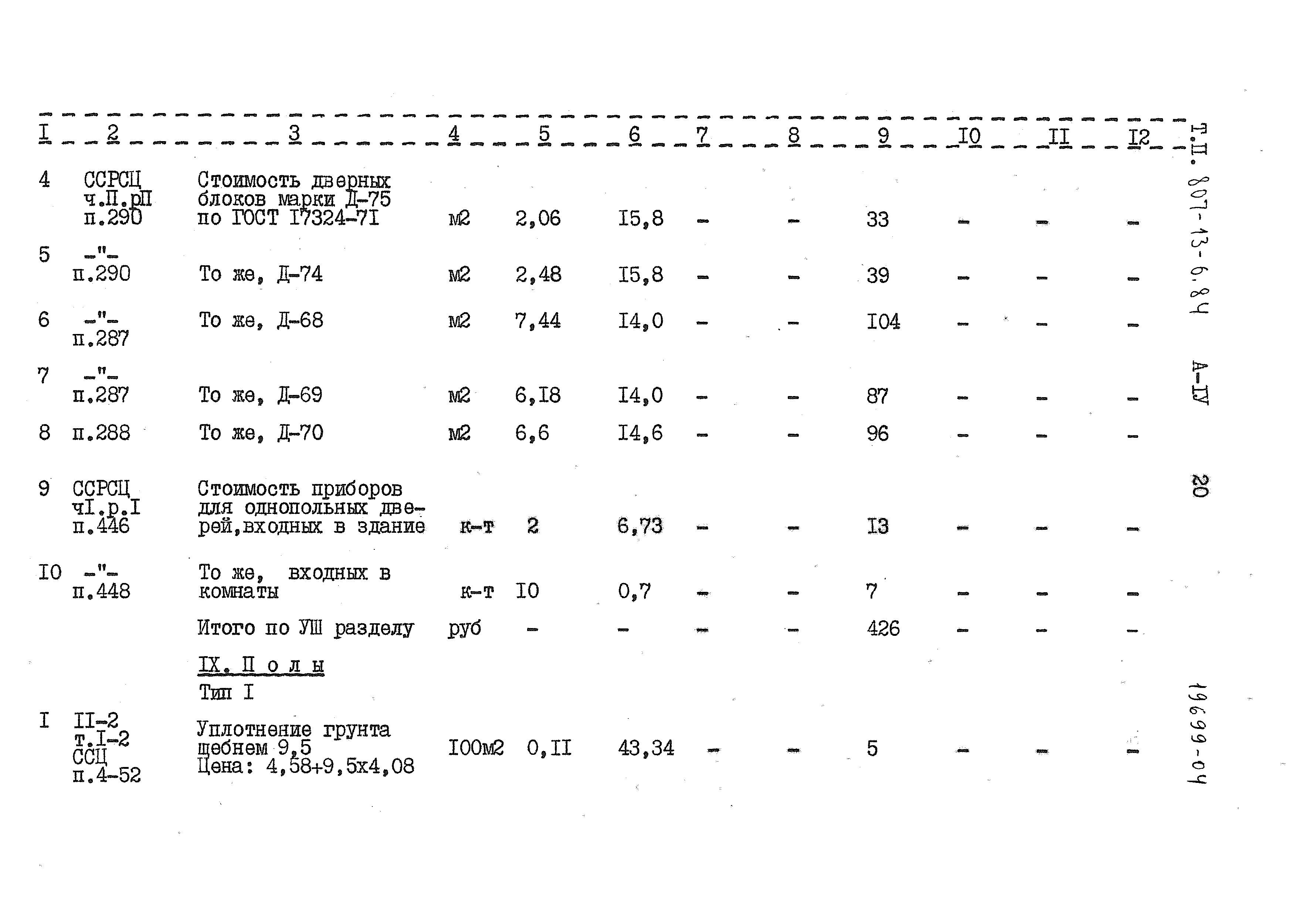 Типовой проект 807-13-6.84