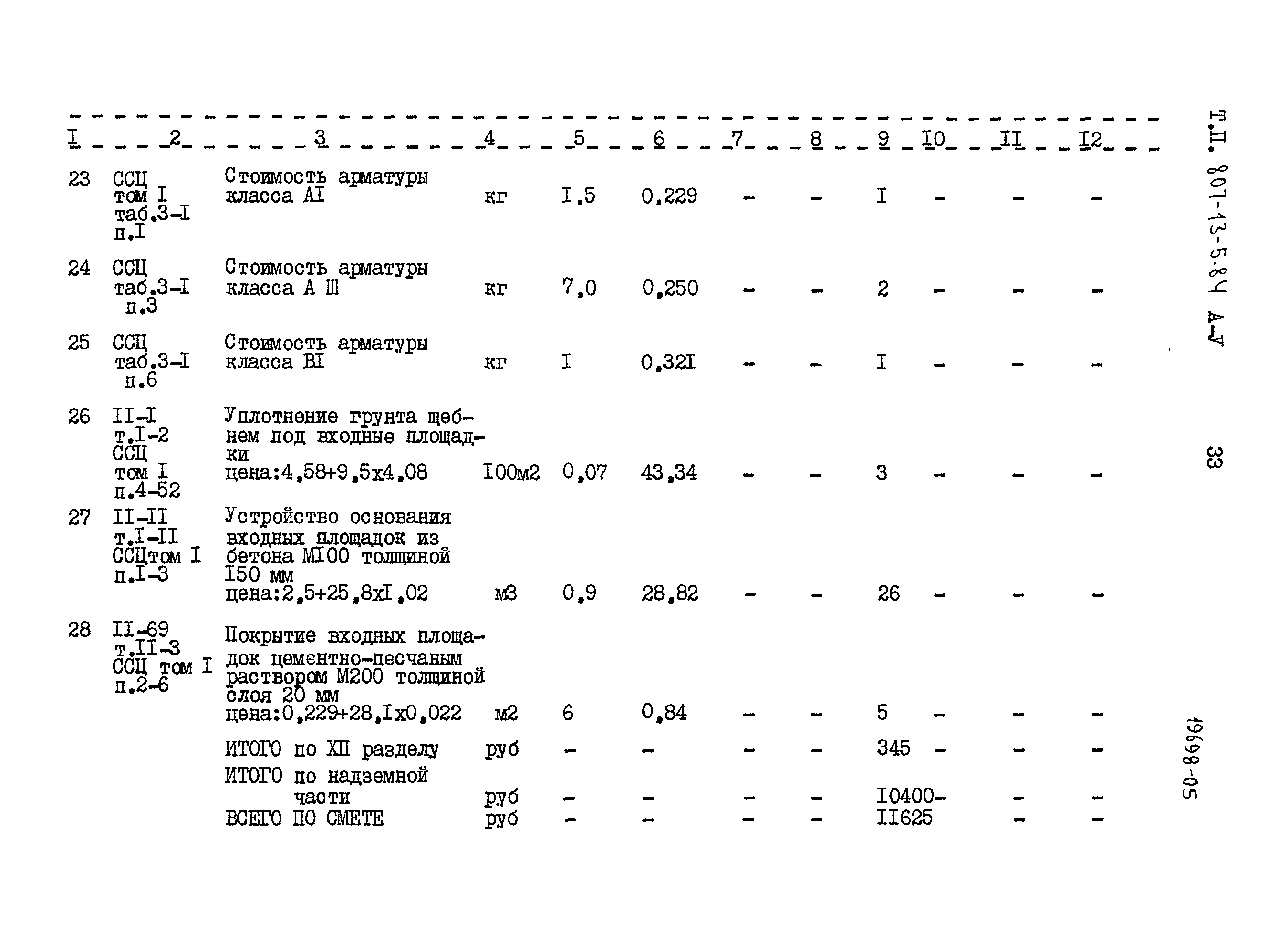 Типовой проект 807-13-5.84