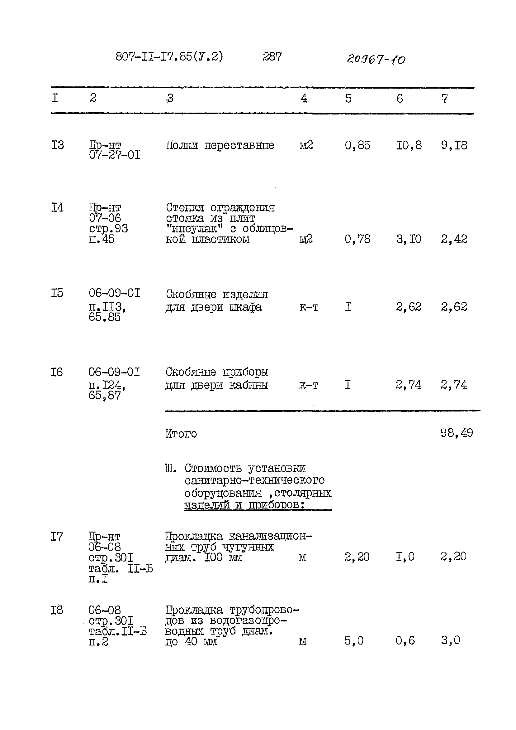 Типовой проект 807-11-17.85