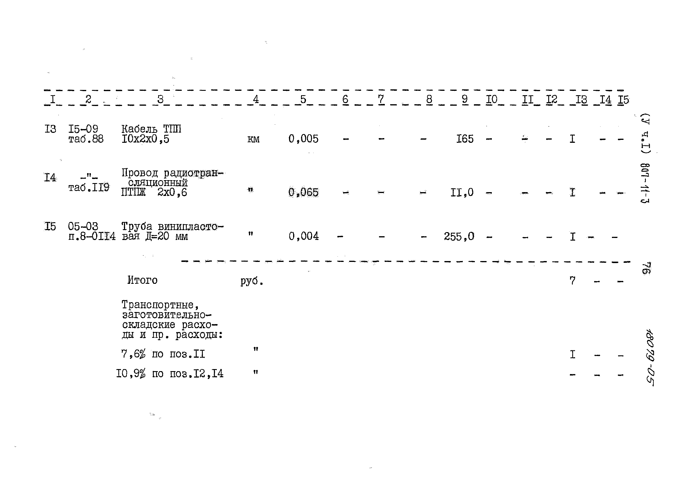 Типовой проект 807-11-3