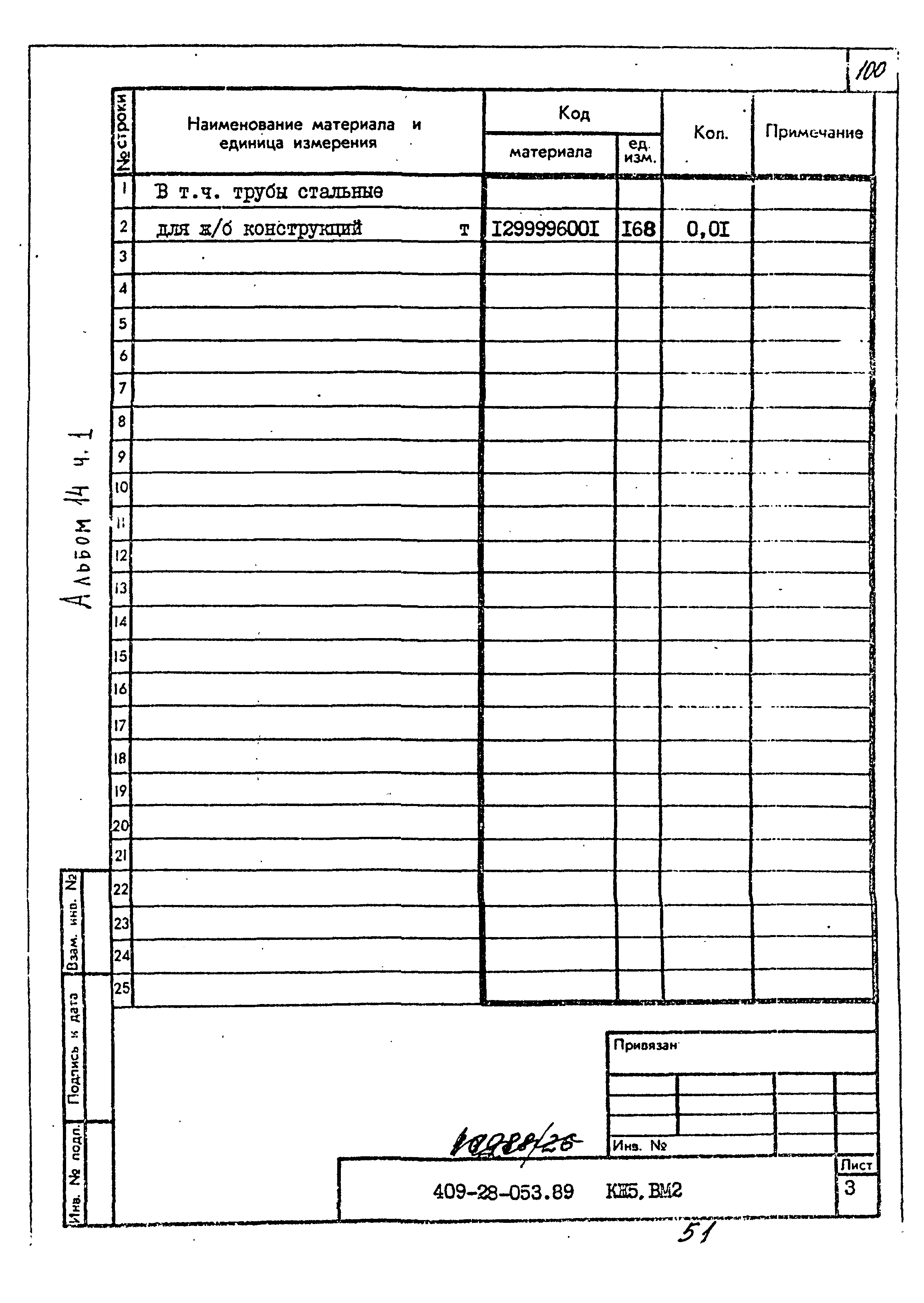 Типовые проектные решения 409-28-053.89