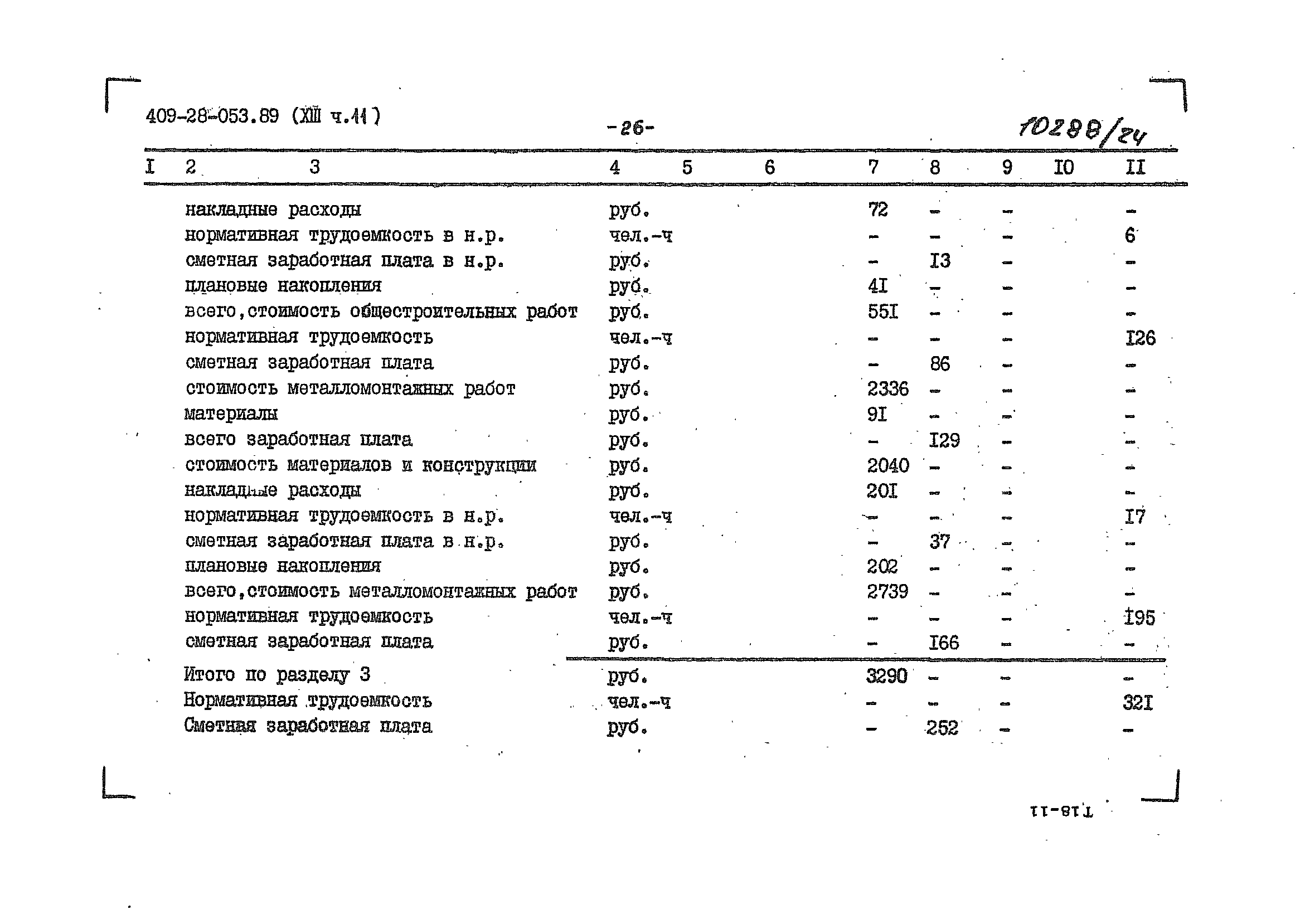 Типовые проектные решения 409-28-053.89