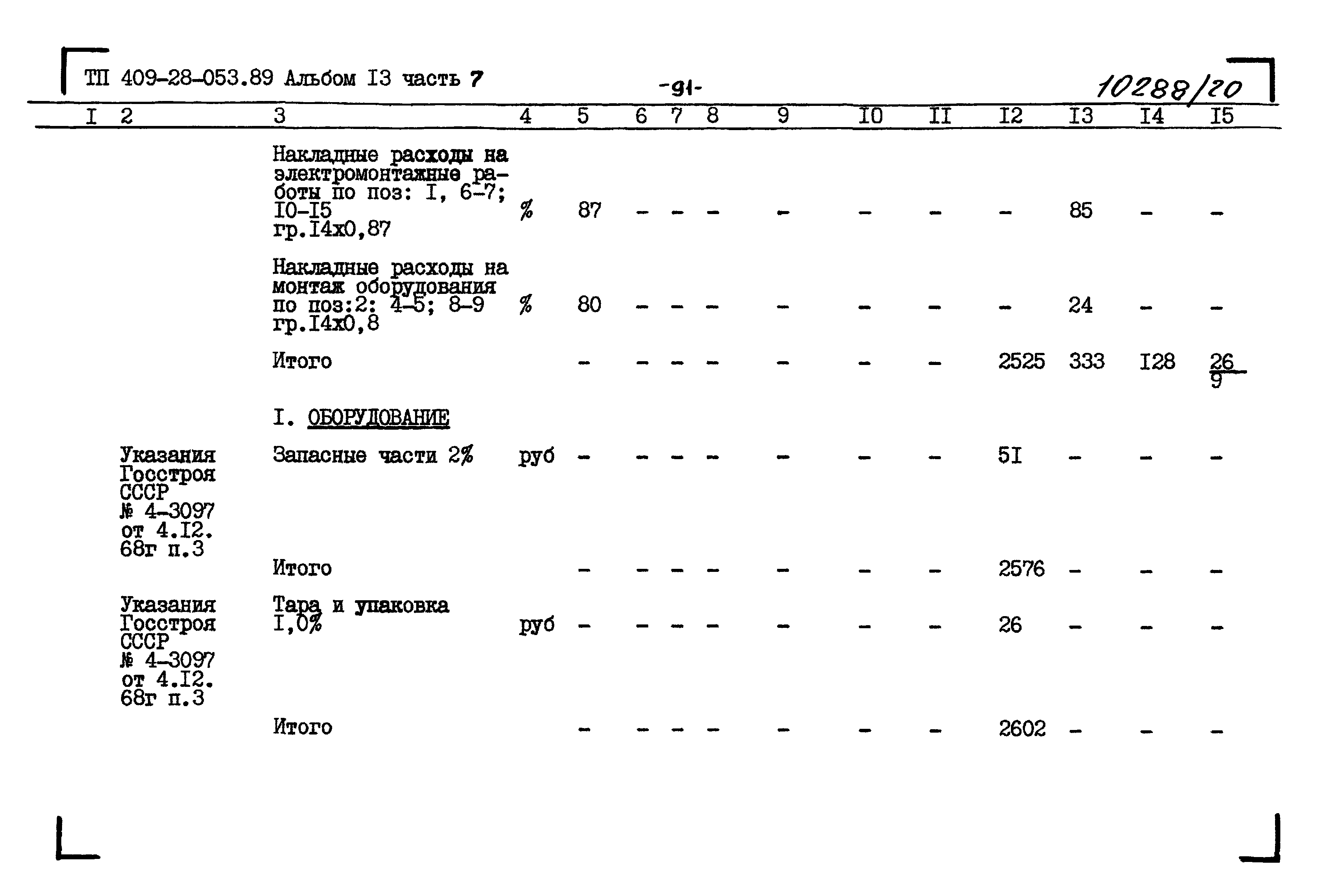 Типовые проектные решения 409-28-053.89