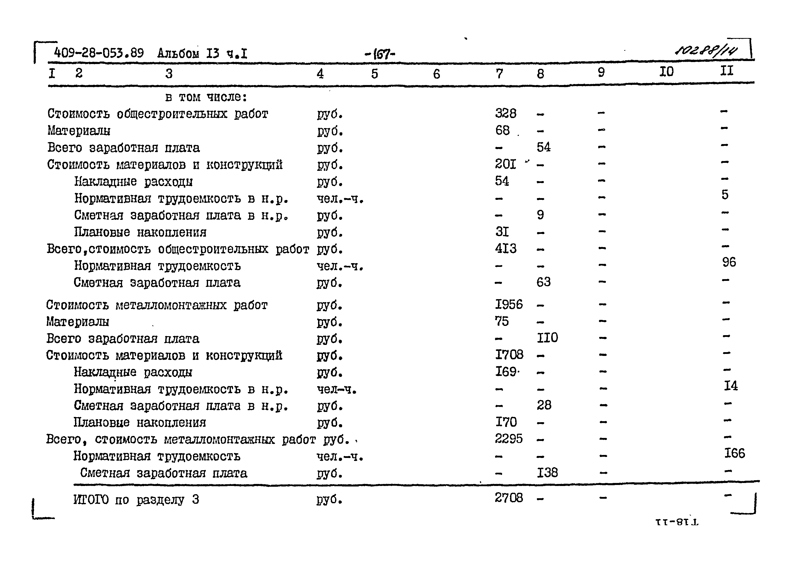 Типовые проектные решения 409-28-053.89