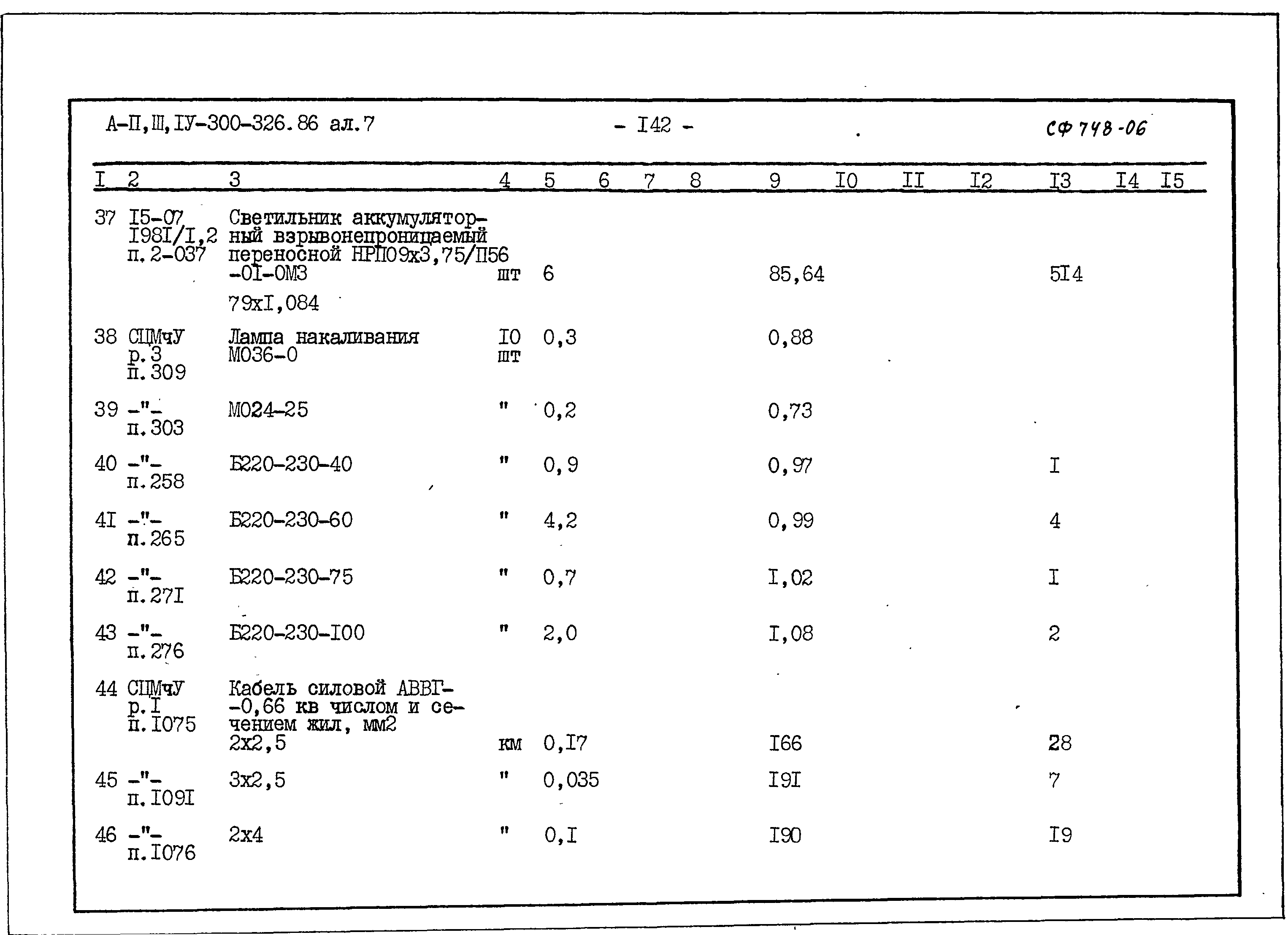 Типовой проект А-II,III,IV-300-326.86