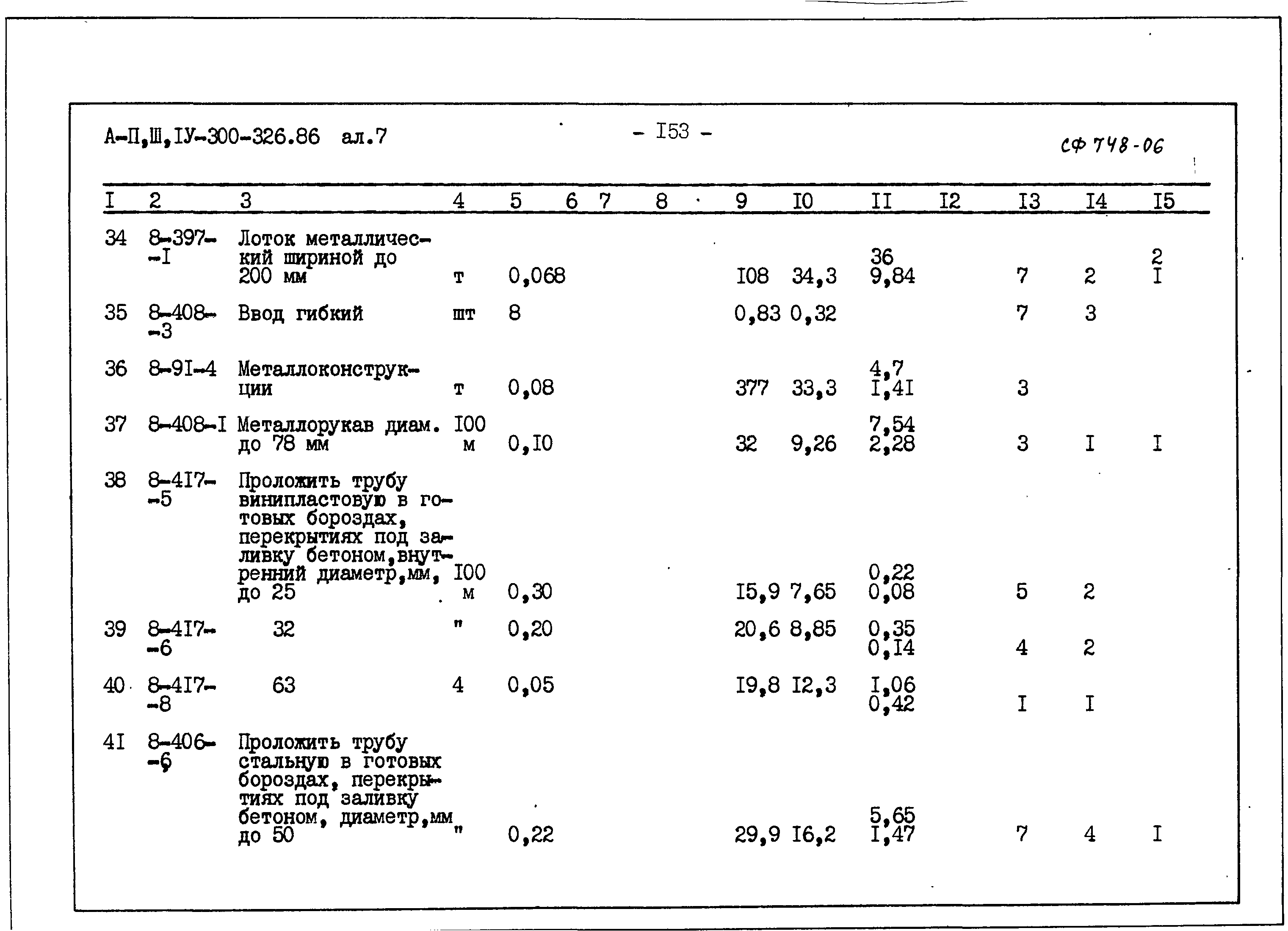 Типовой проект А-II,III,IV-300-326.86