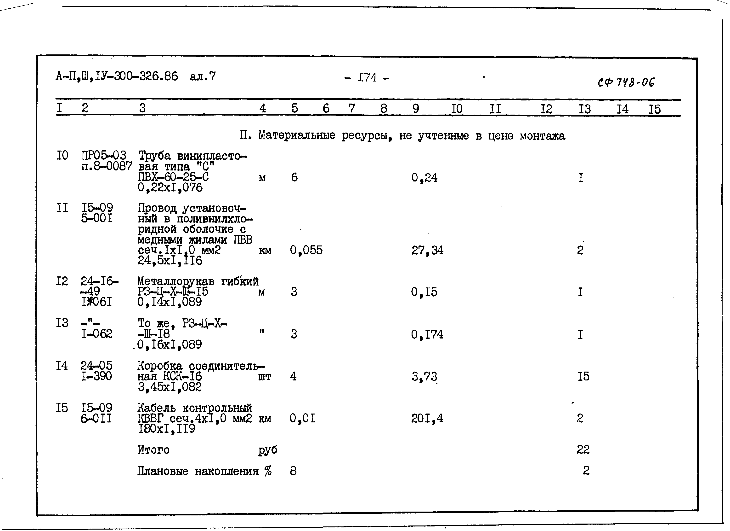 Типовой проект А-II,III,IV-300-326.86