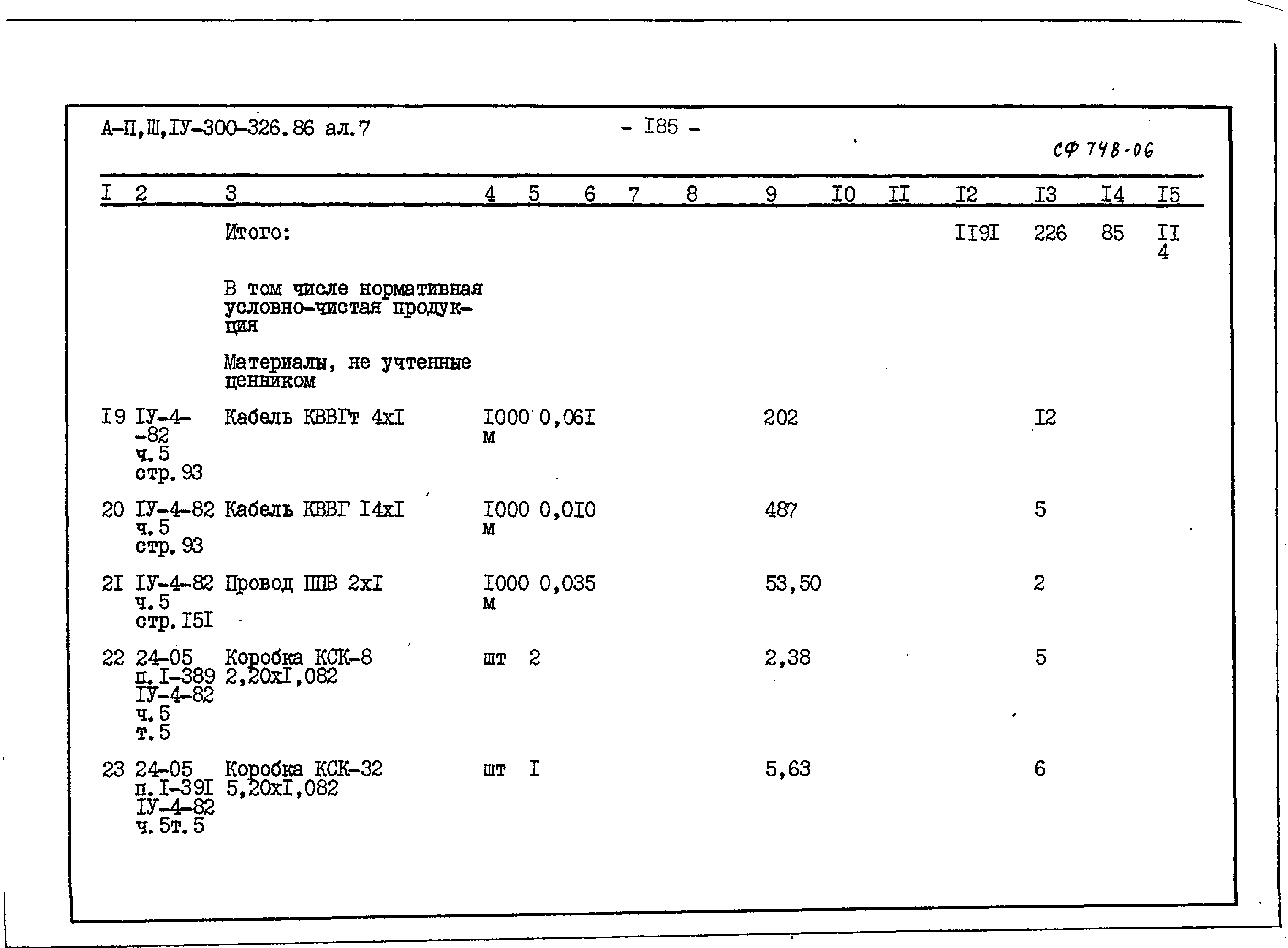 Типовой проект А-II,III,IV-300-326.86