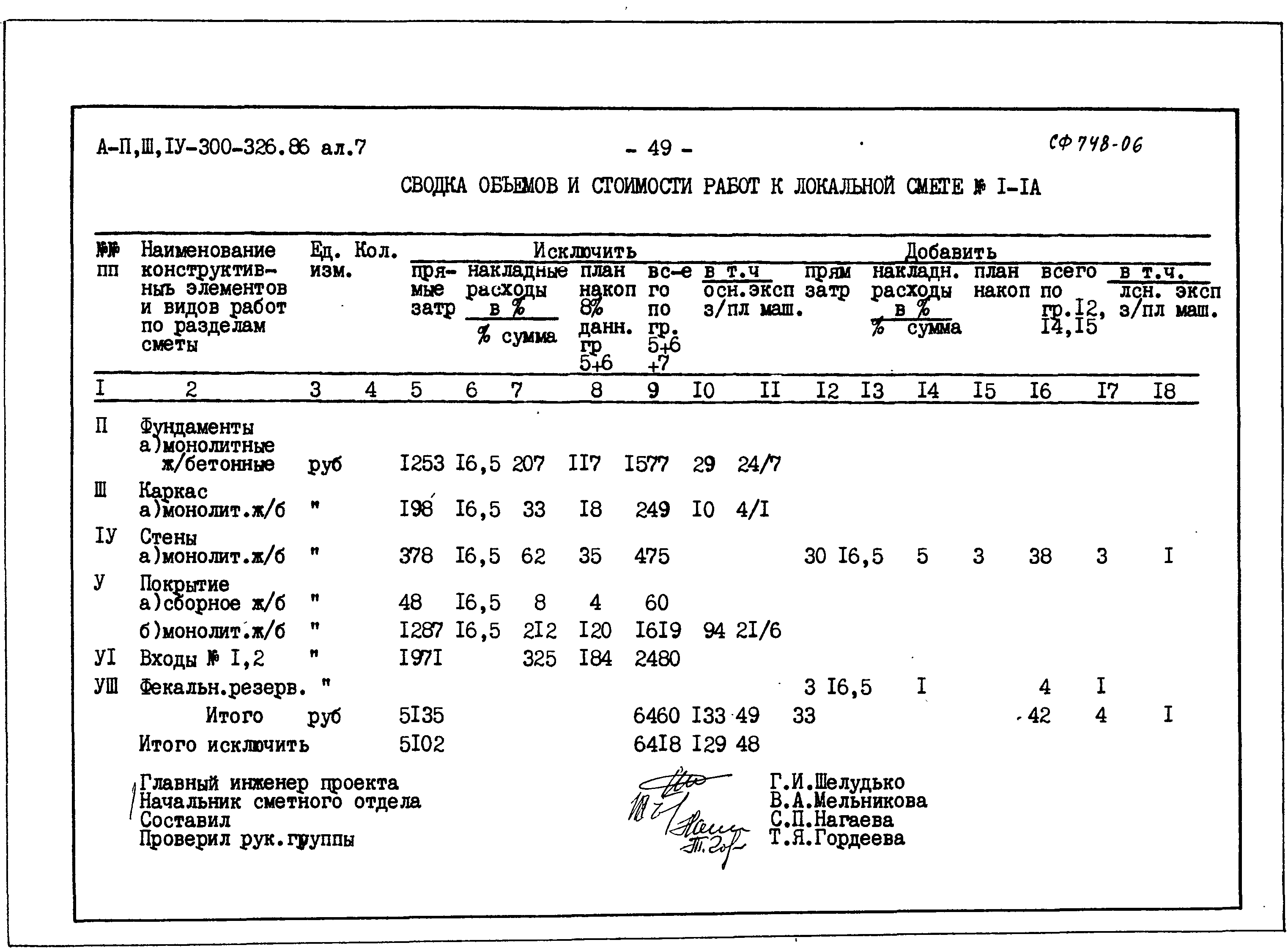 Типовой проект А-II,III,IV-300-326.86