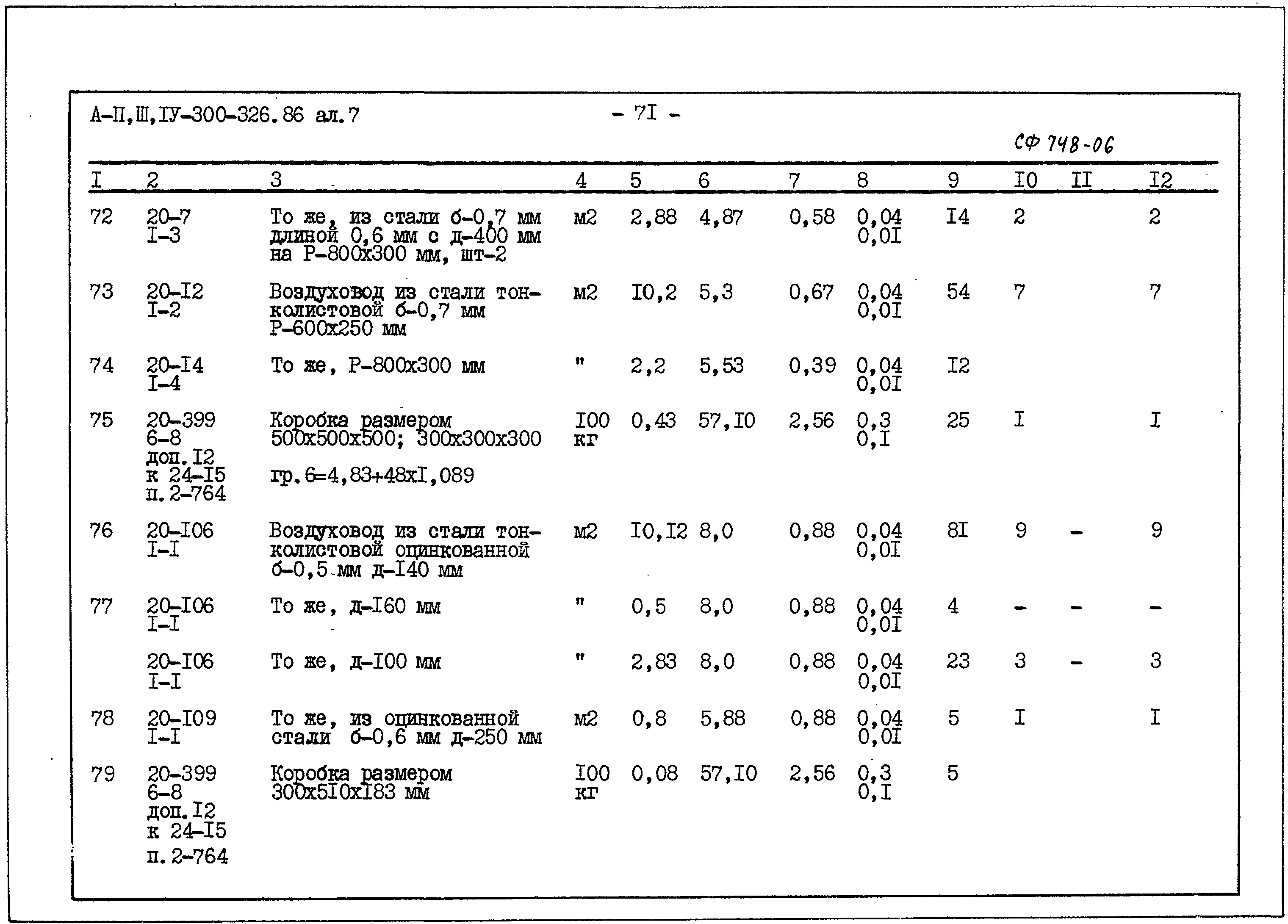 Типовой проект А-II,III,IV-300-326.86