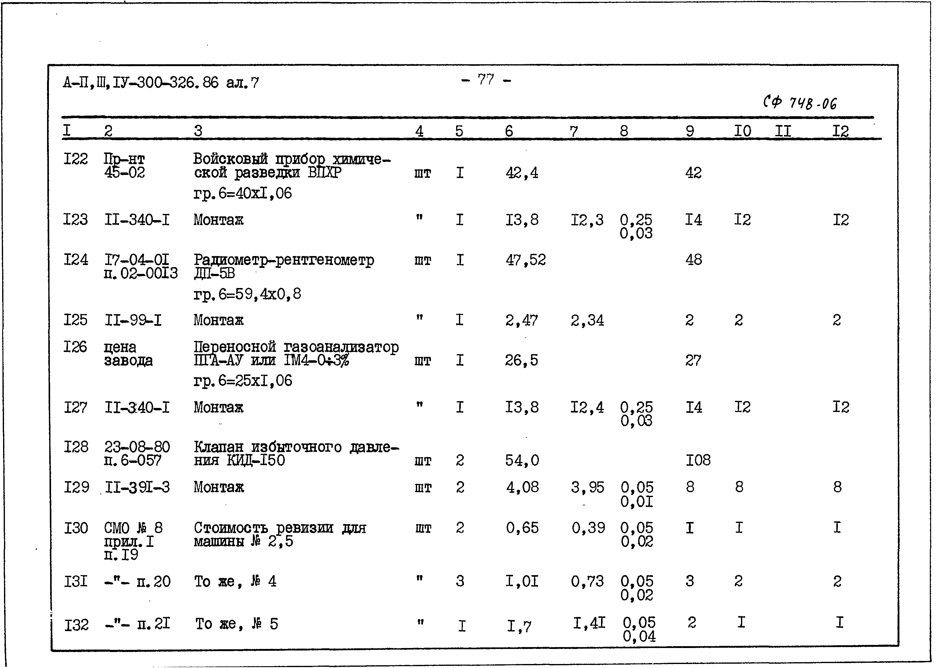 Типовой проект А-II,III,IV-300-326.86