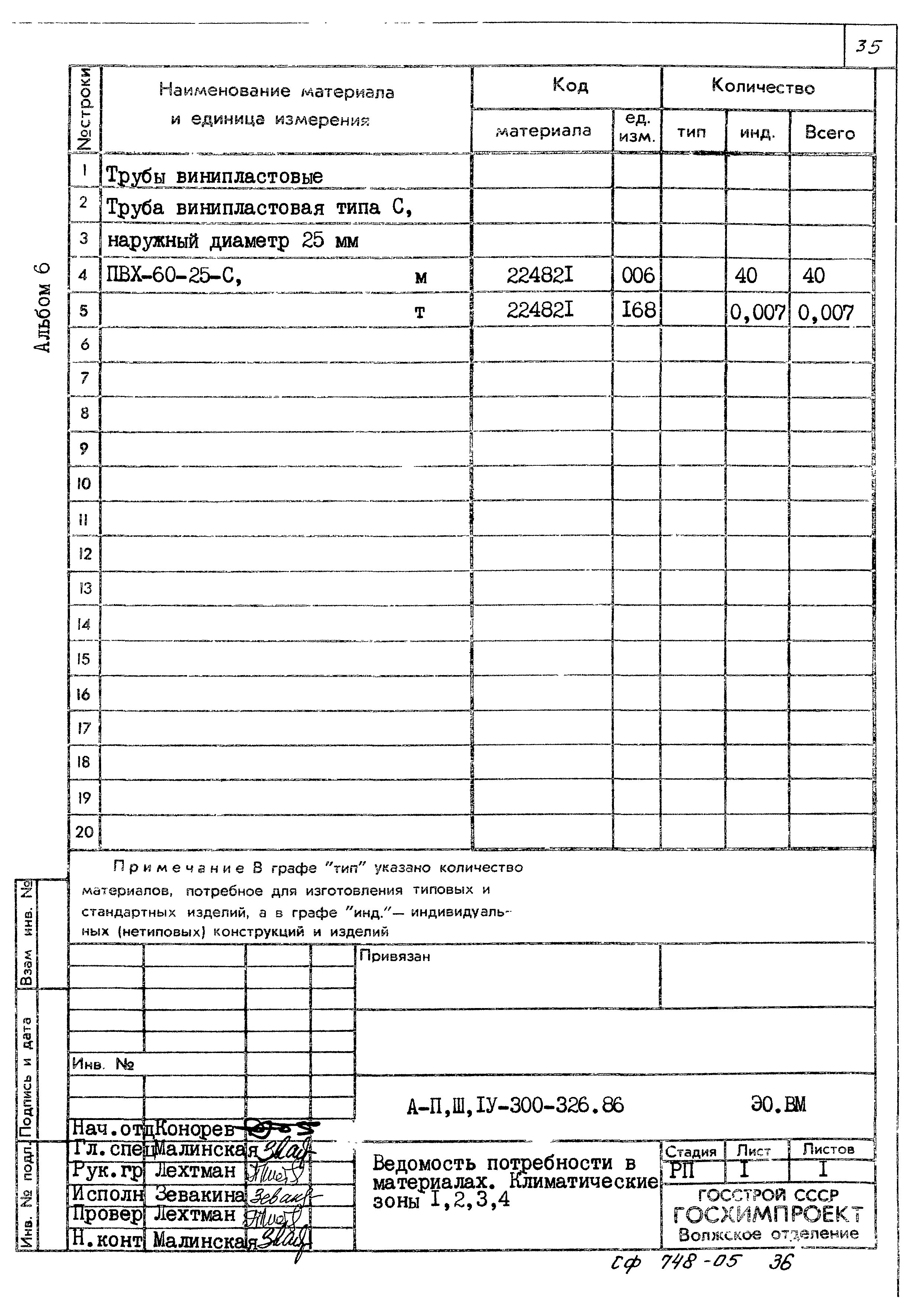 Типовой проект А-II,III,IV-300-326.86