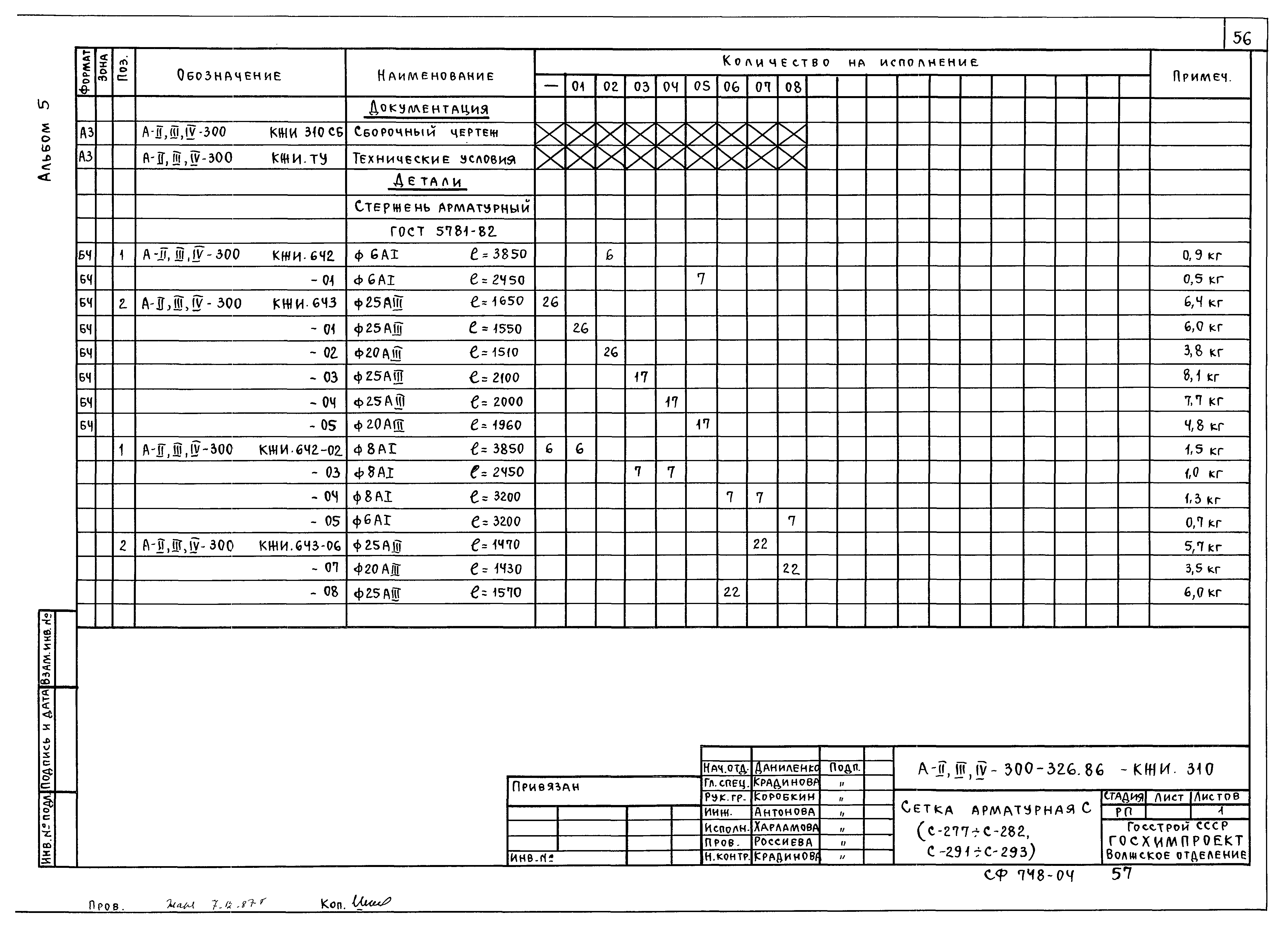 Типовой проект А-II,III,IV-300-326.86