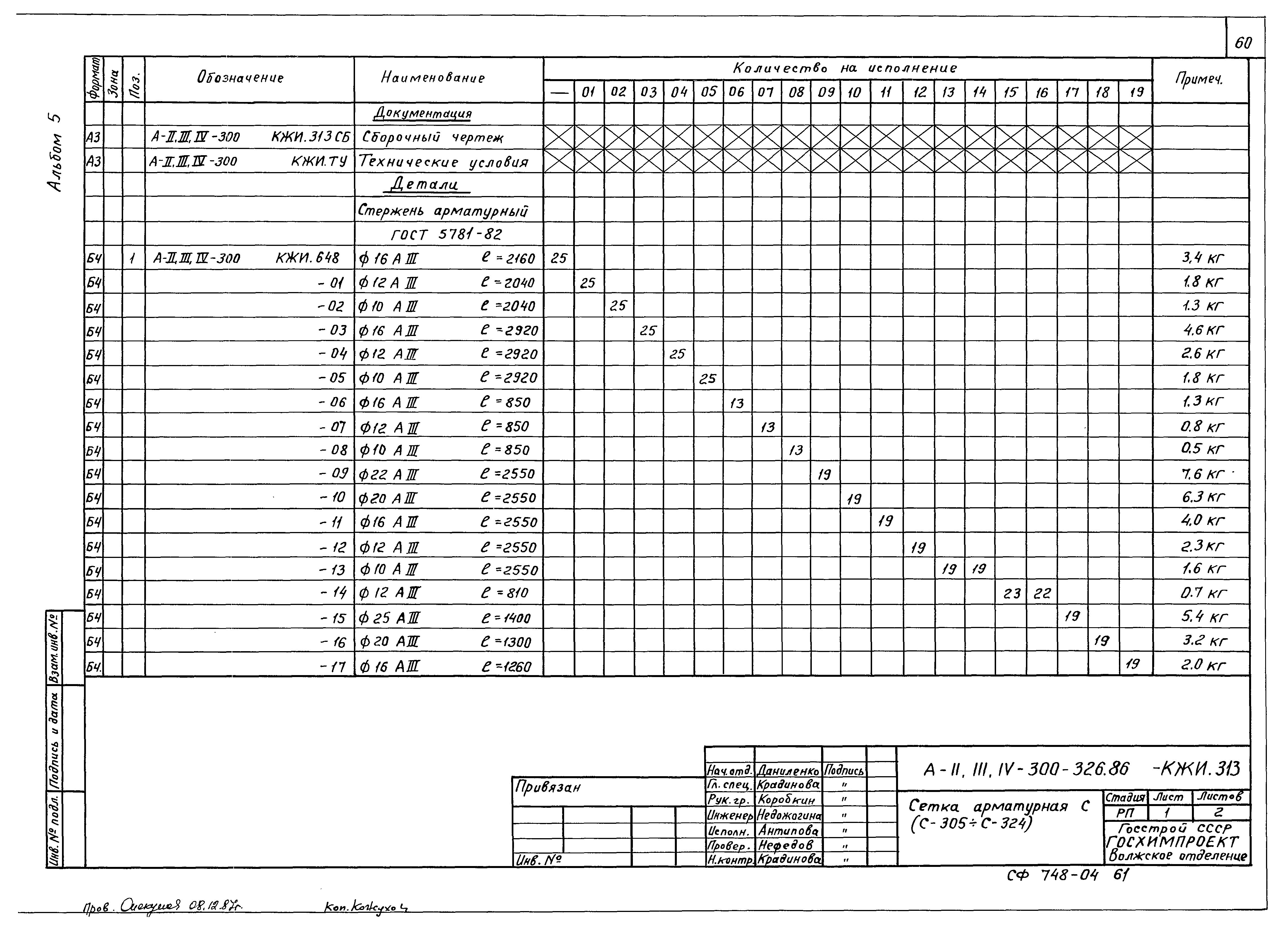 Типовой проект А-II,III,IV-300-326.86