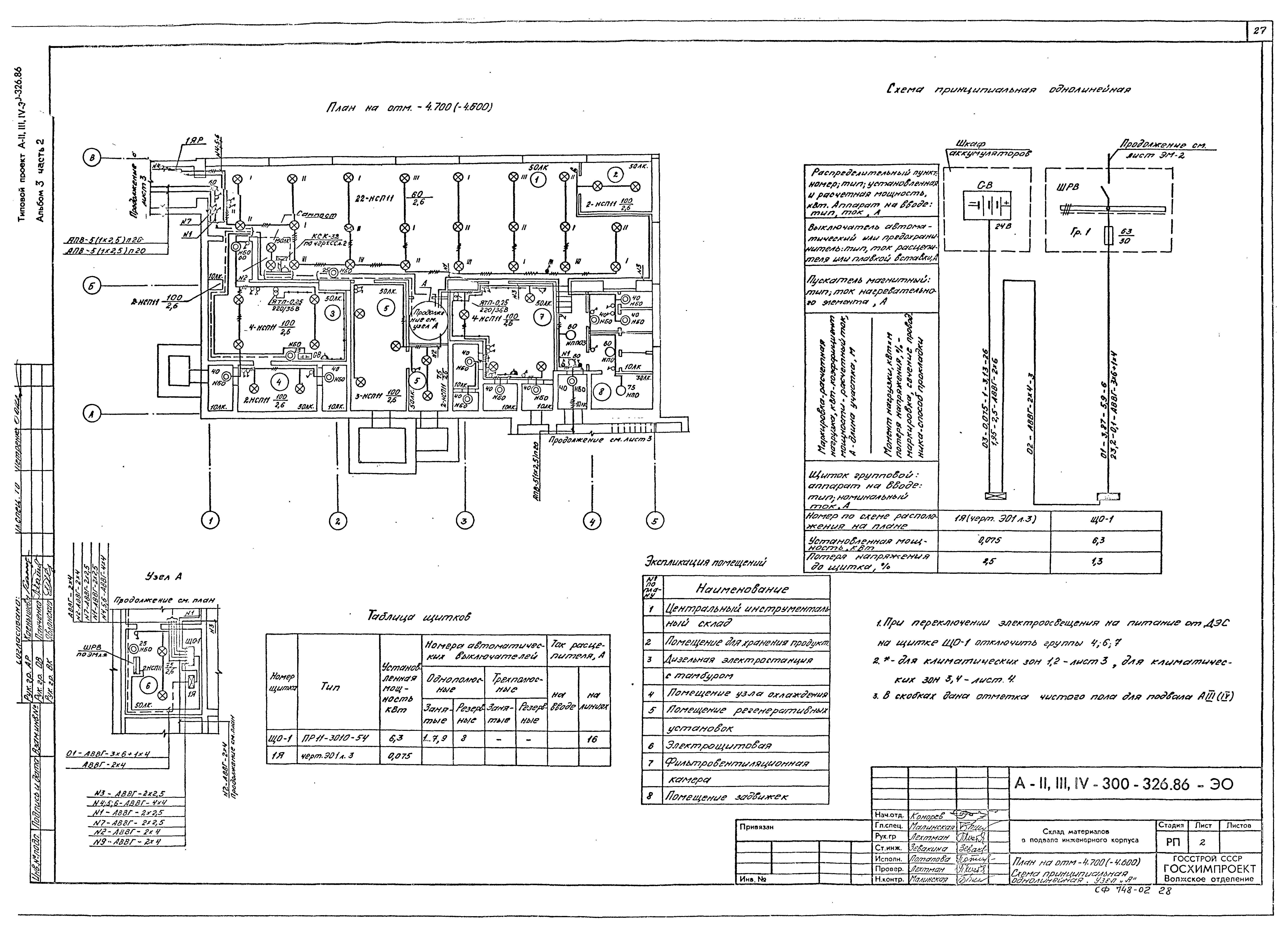 Типовой проект А-II,III,IV-300-326.86