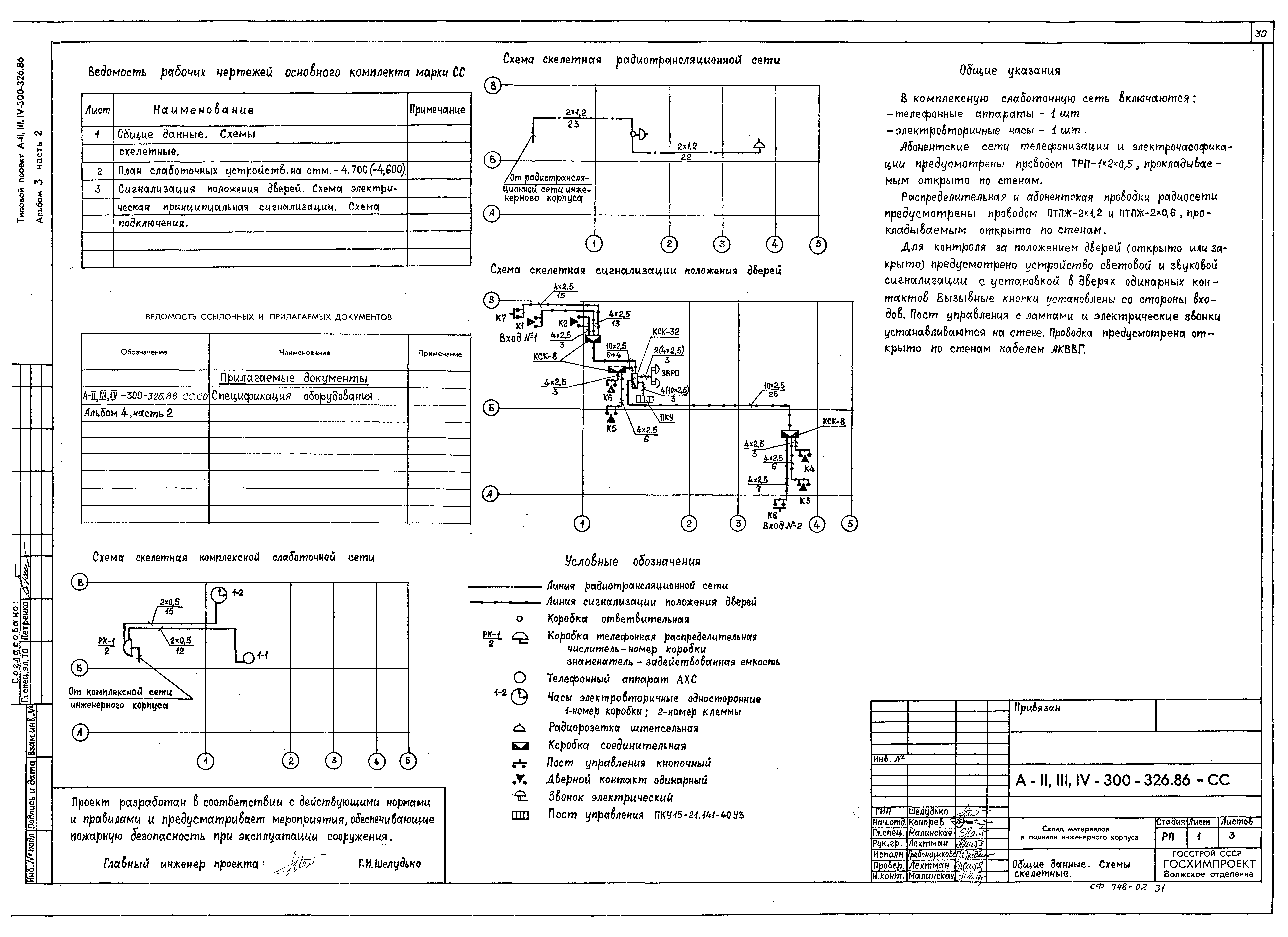 Типовой проект А-II,III,IV-300-326.86