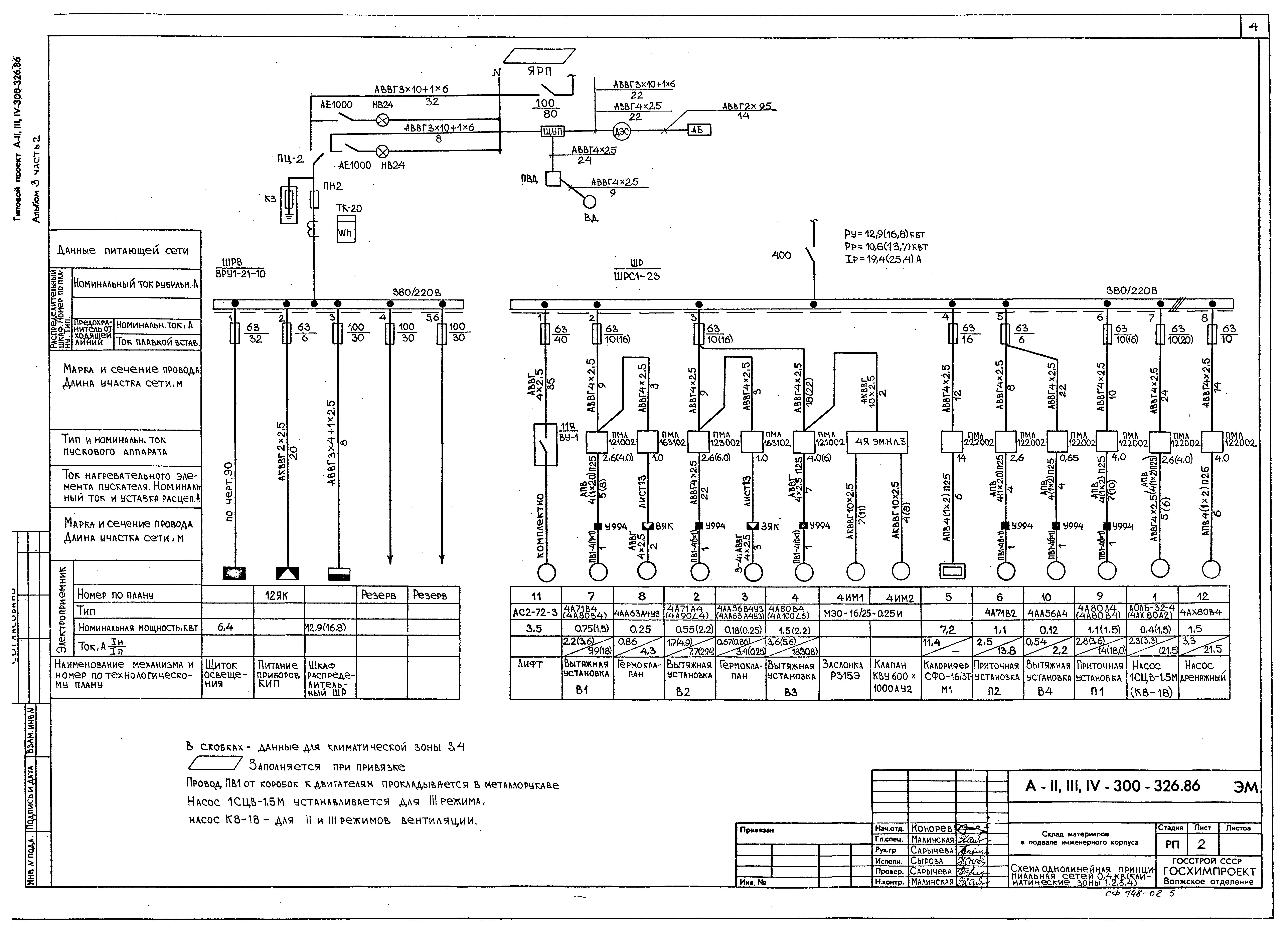 Типовой проект А-II,III,IV-300-326.86