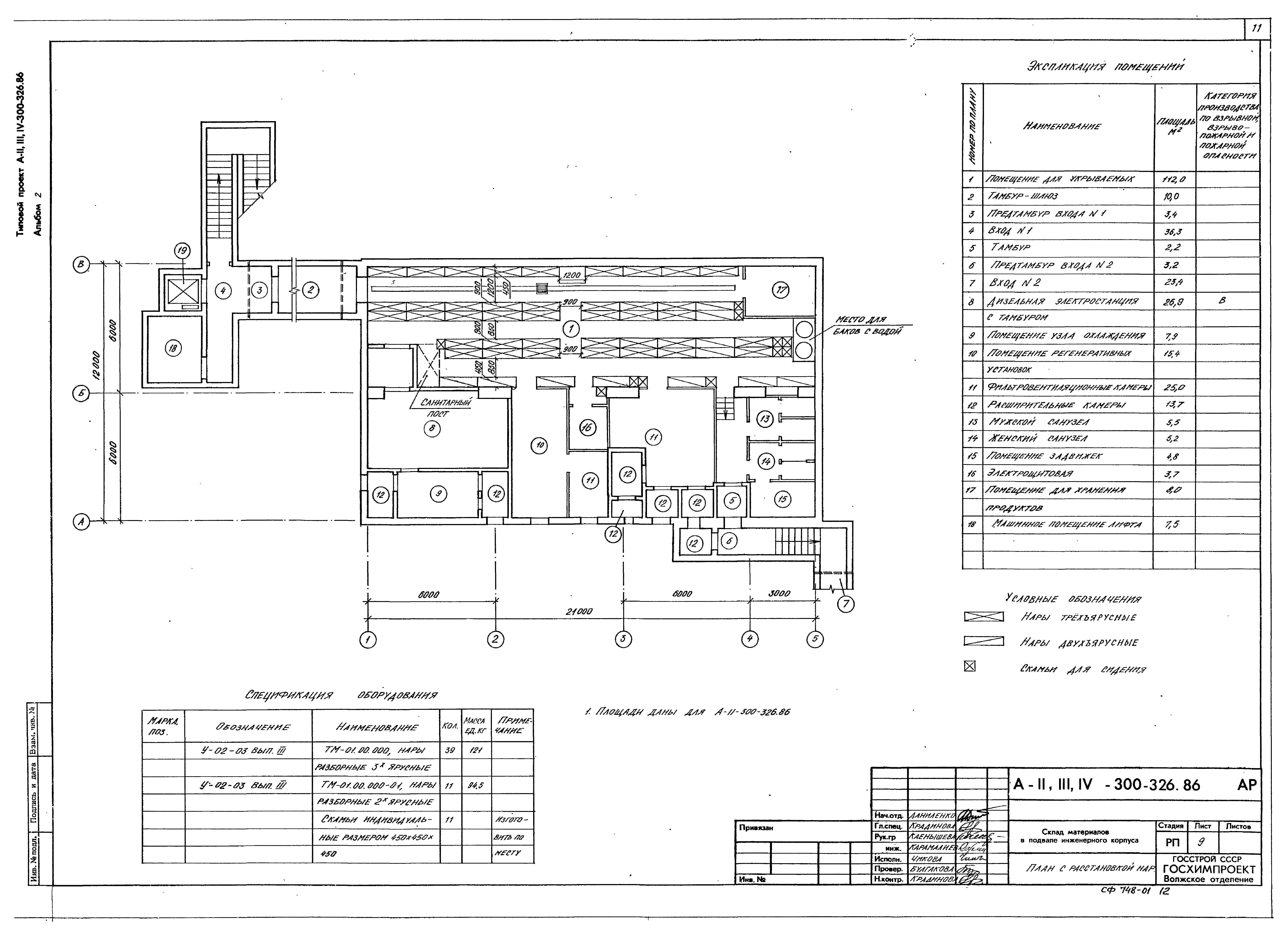 Типовой проект А-II,III,IV-300-326.86