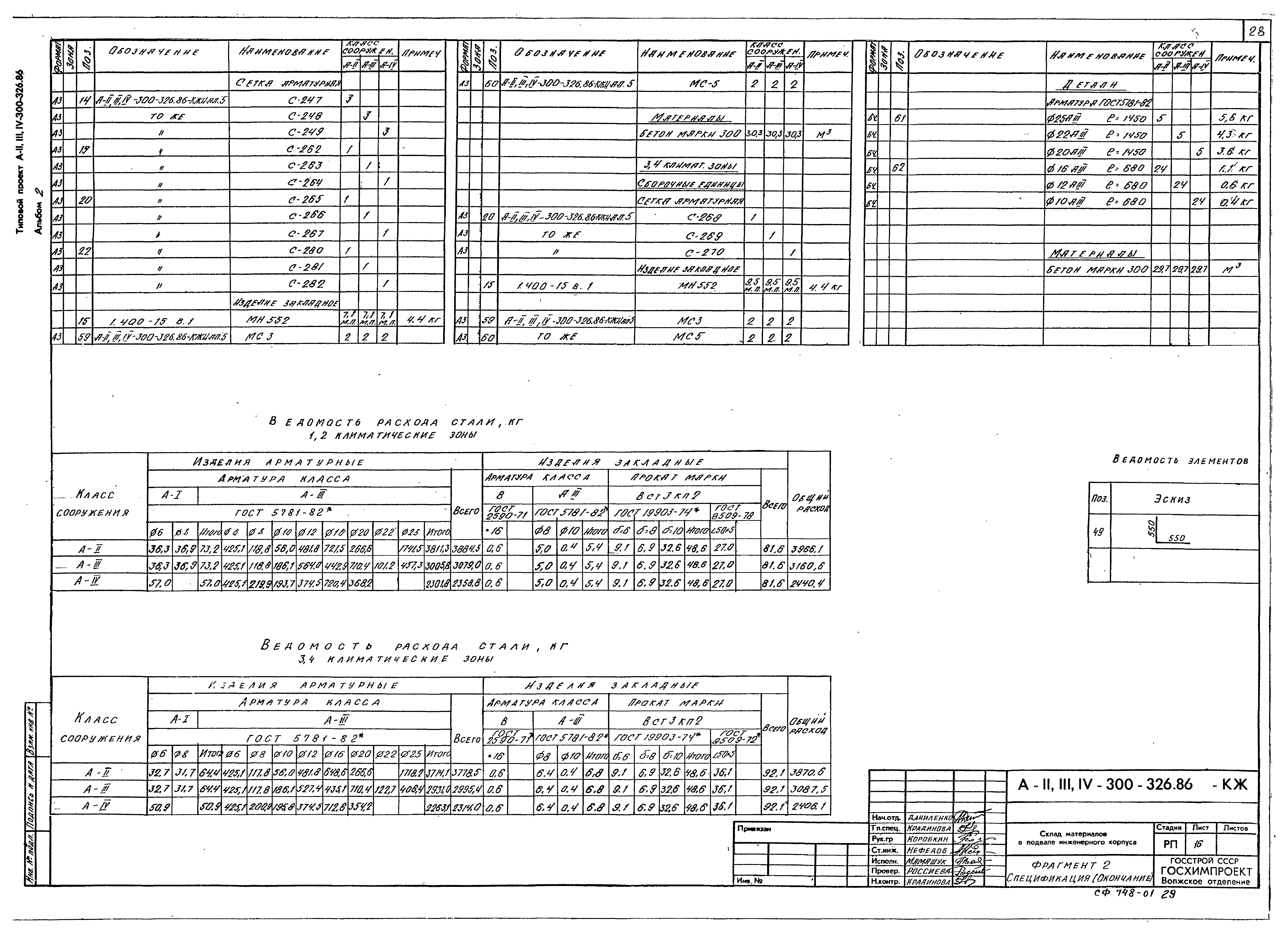 Типовой проект А-II,III,IV-300-326.86