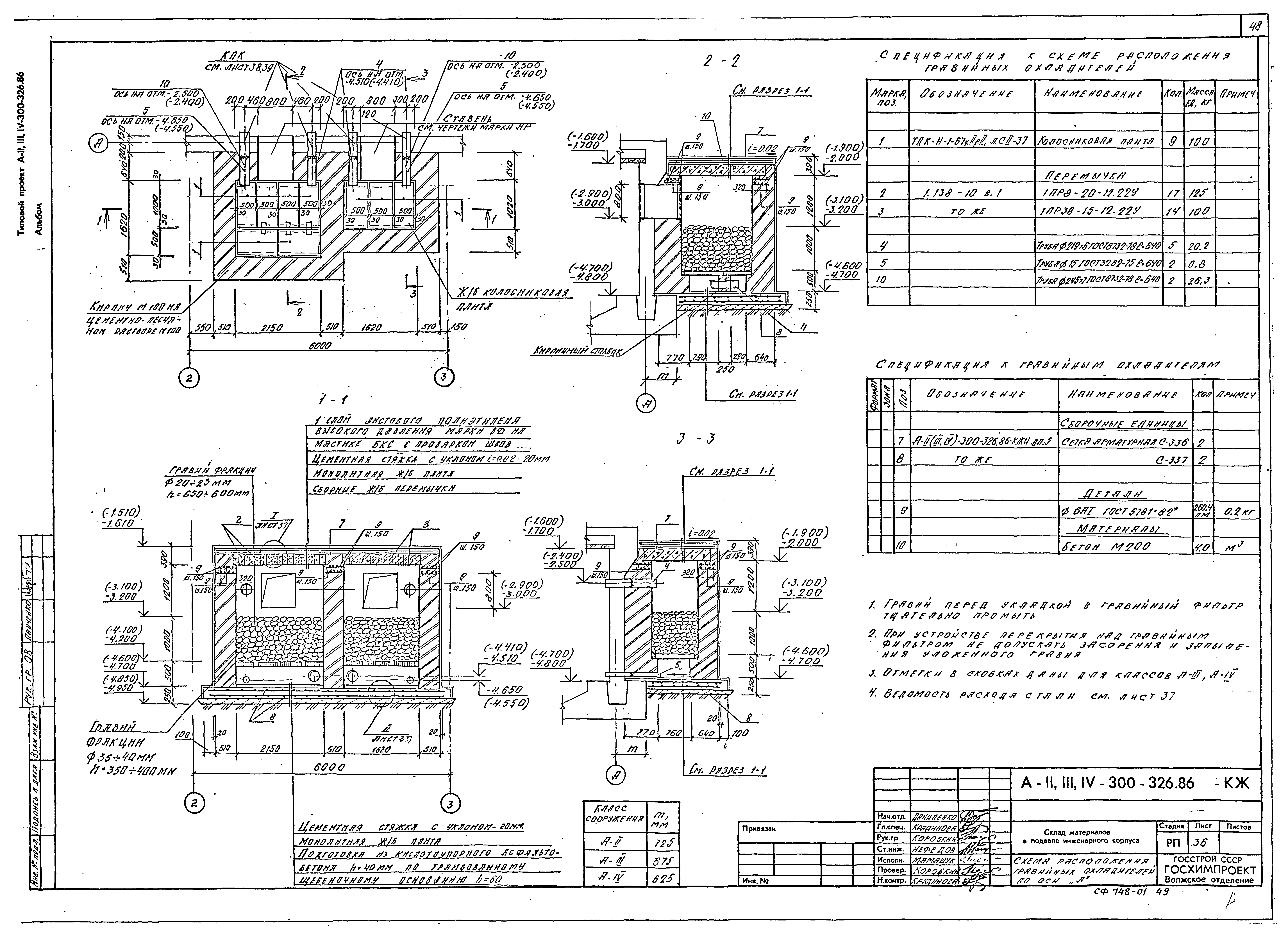 Типовой проект А-II,III,IV-300-326.86