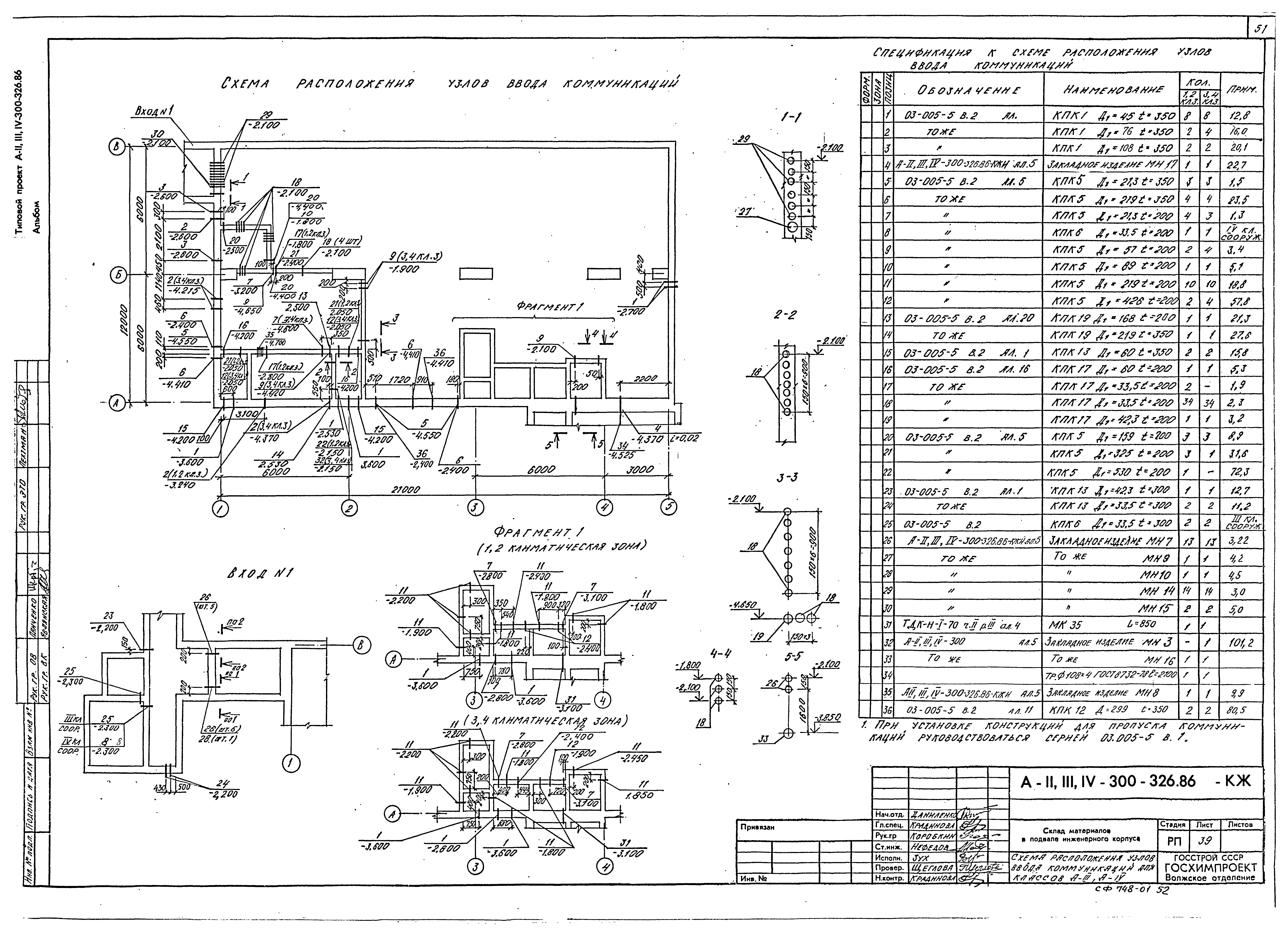 Типовой проект А-II,III,IV-300-326.86