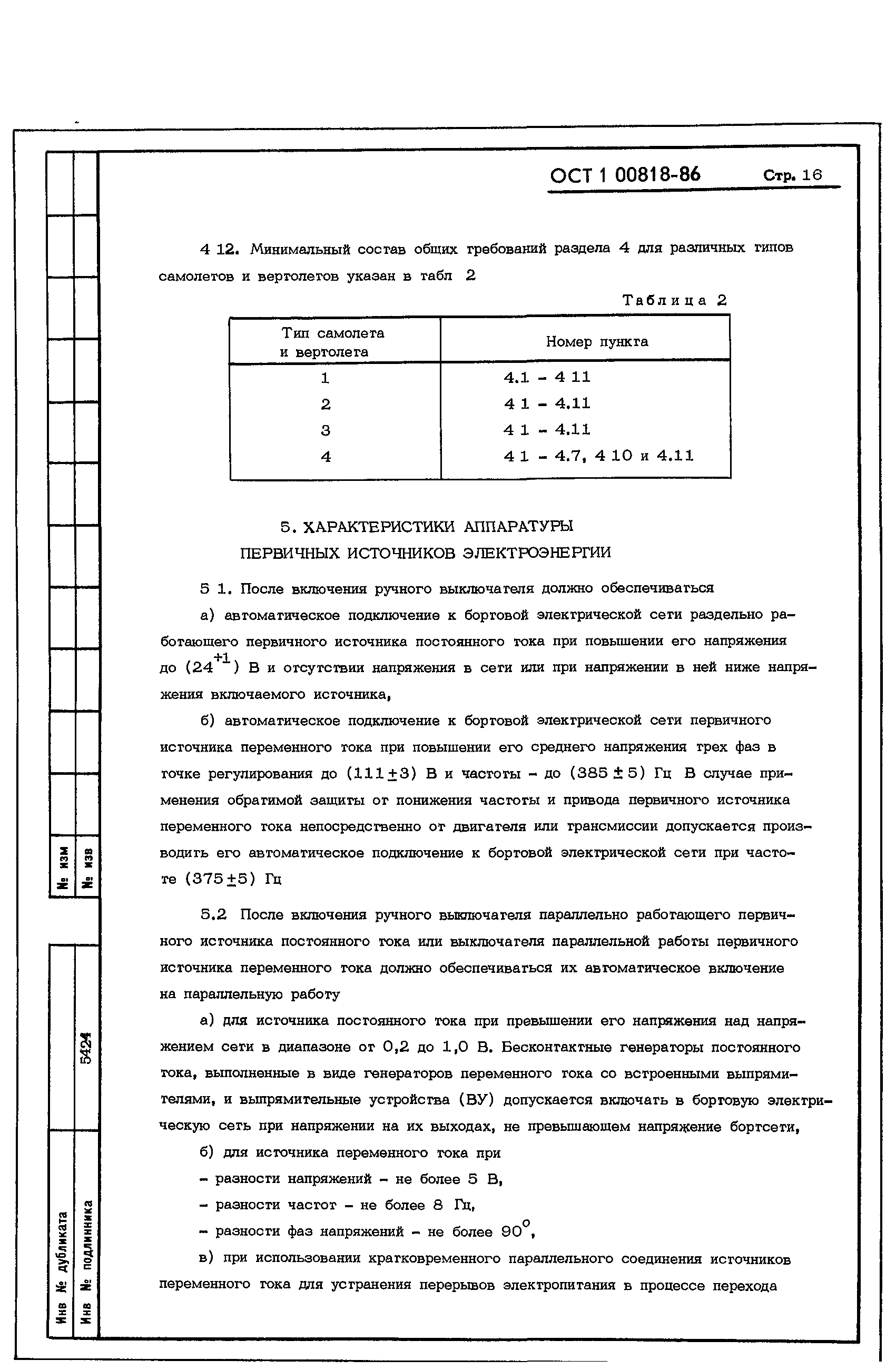 ОСТ 1 00818-86