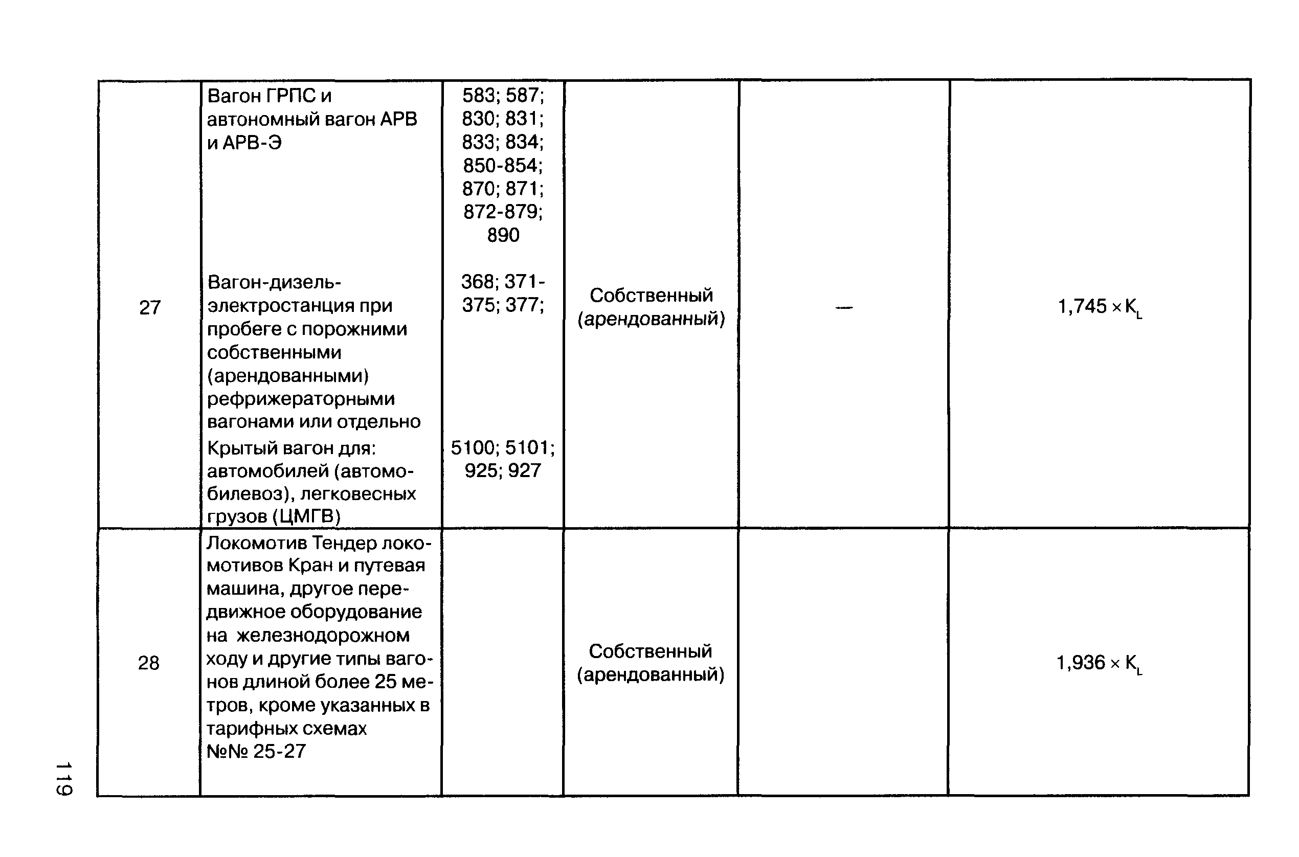 Прейскурант 10-01