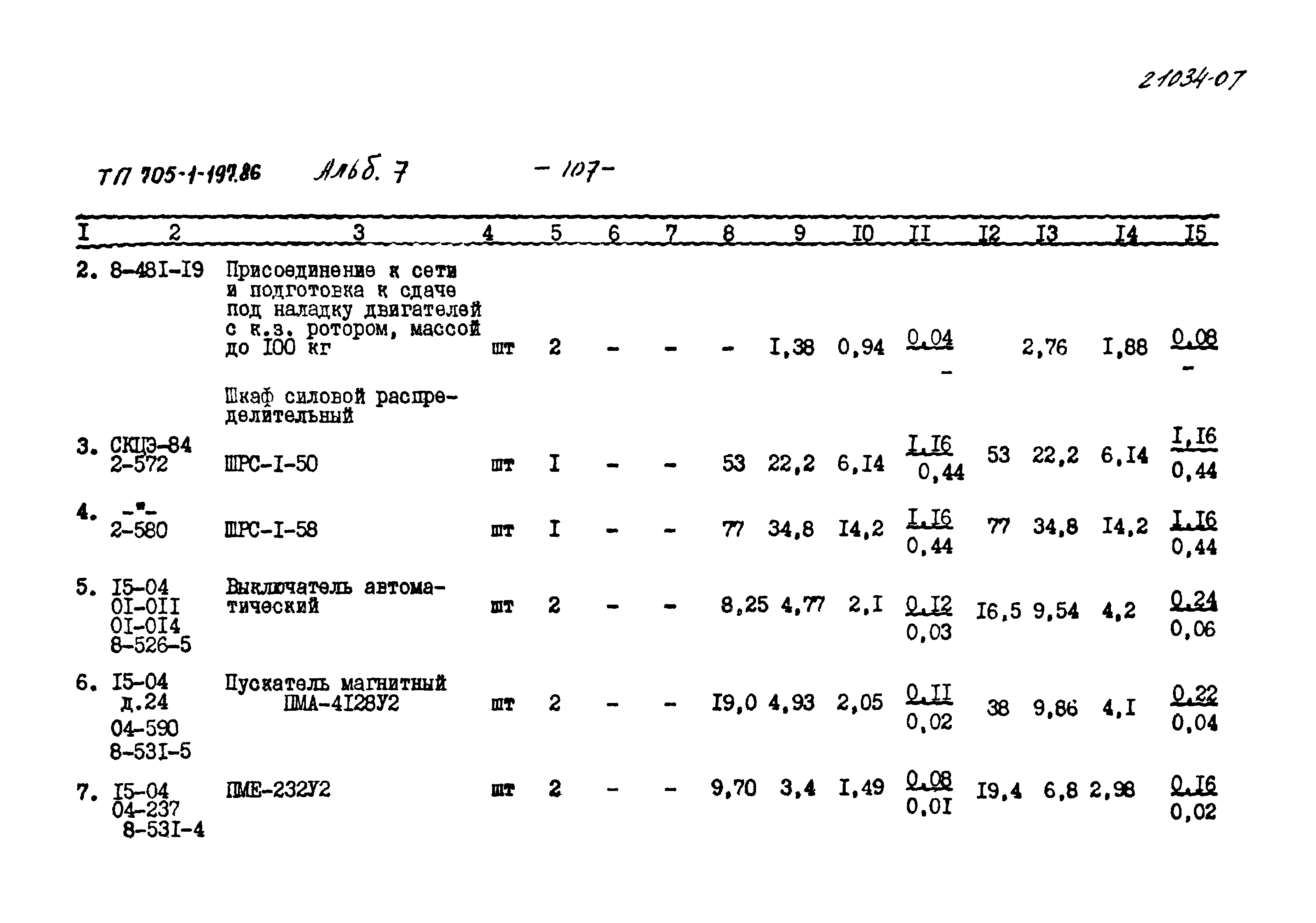 Типовой проект 705-1-197.86