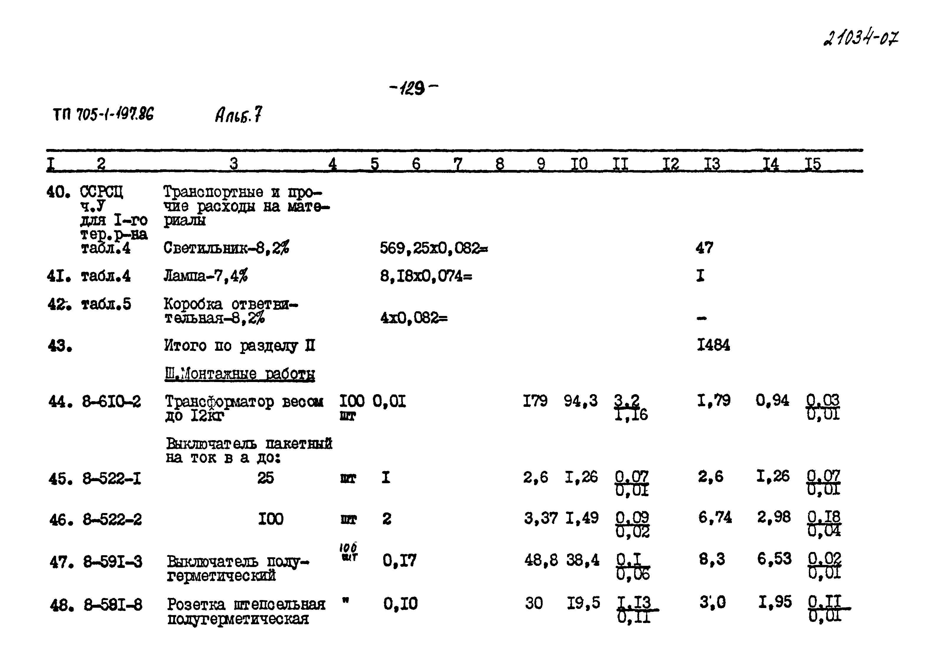 Типовой проект 705-1-197.86