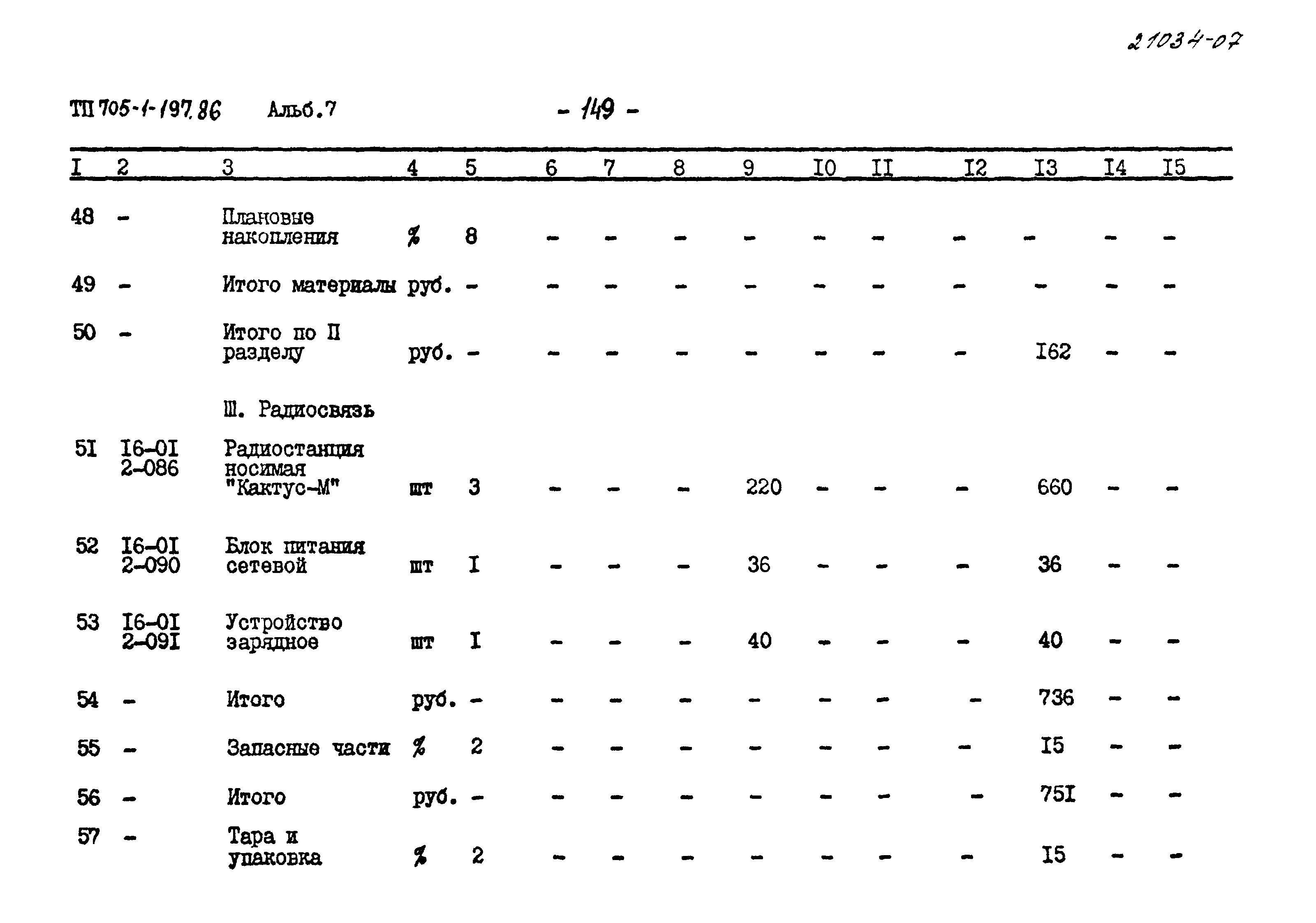 Типовой проект 705-1-197.86