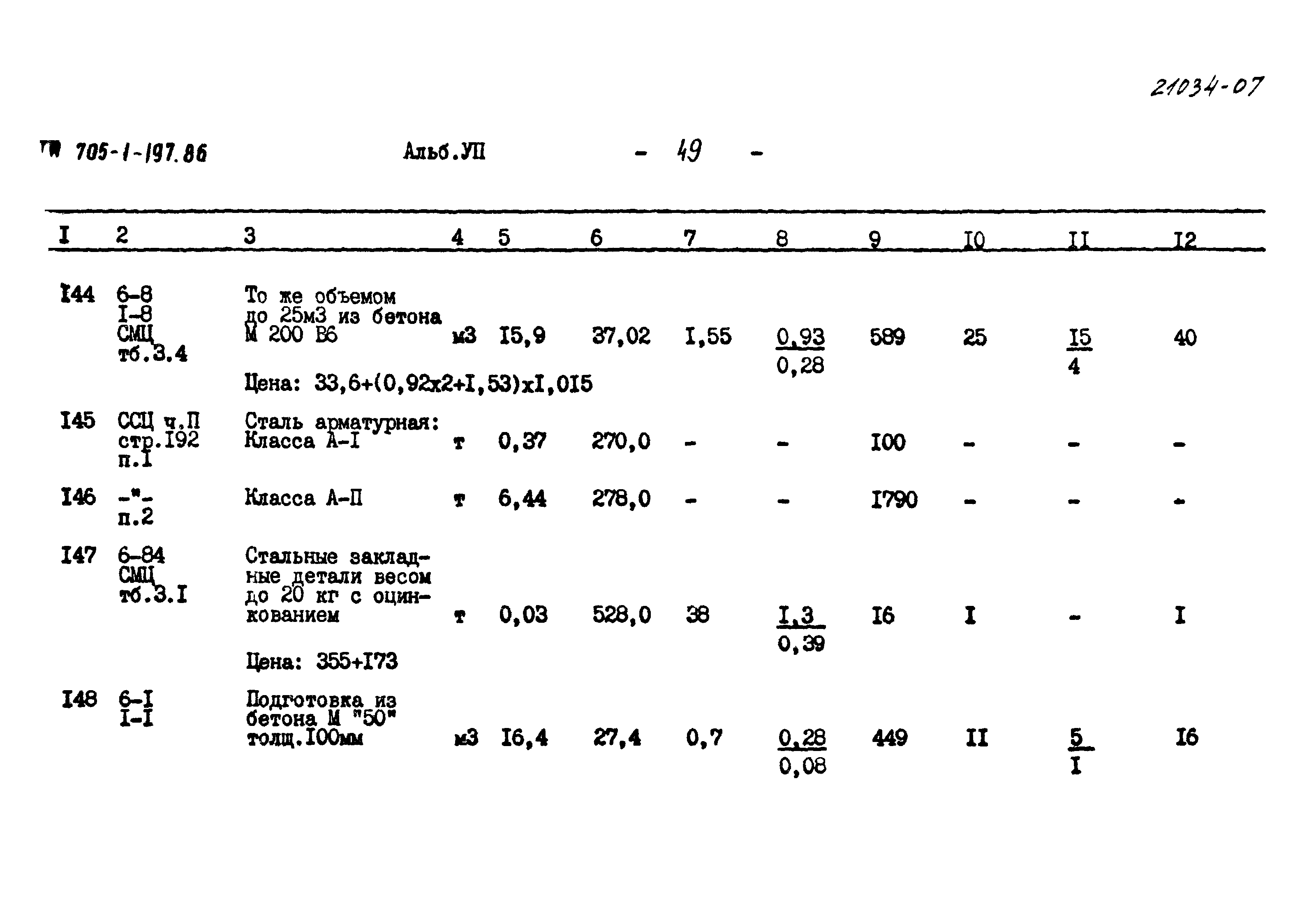 Типовой проект 705-1-197.86