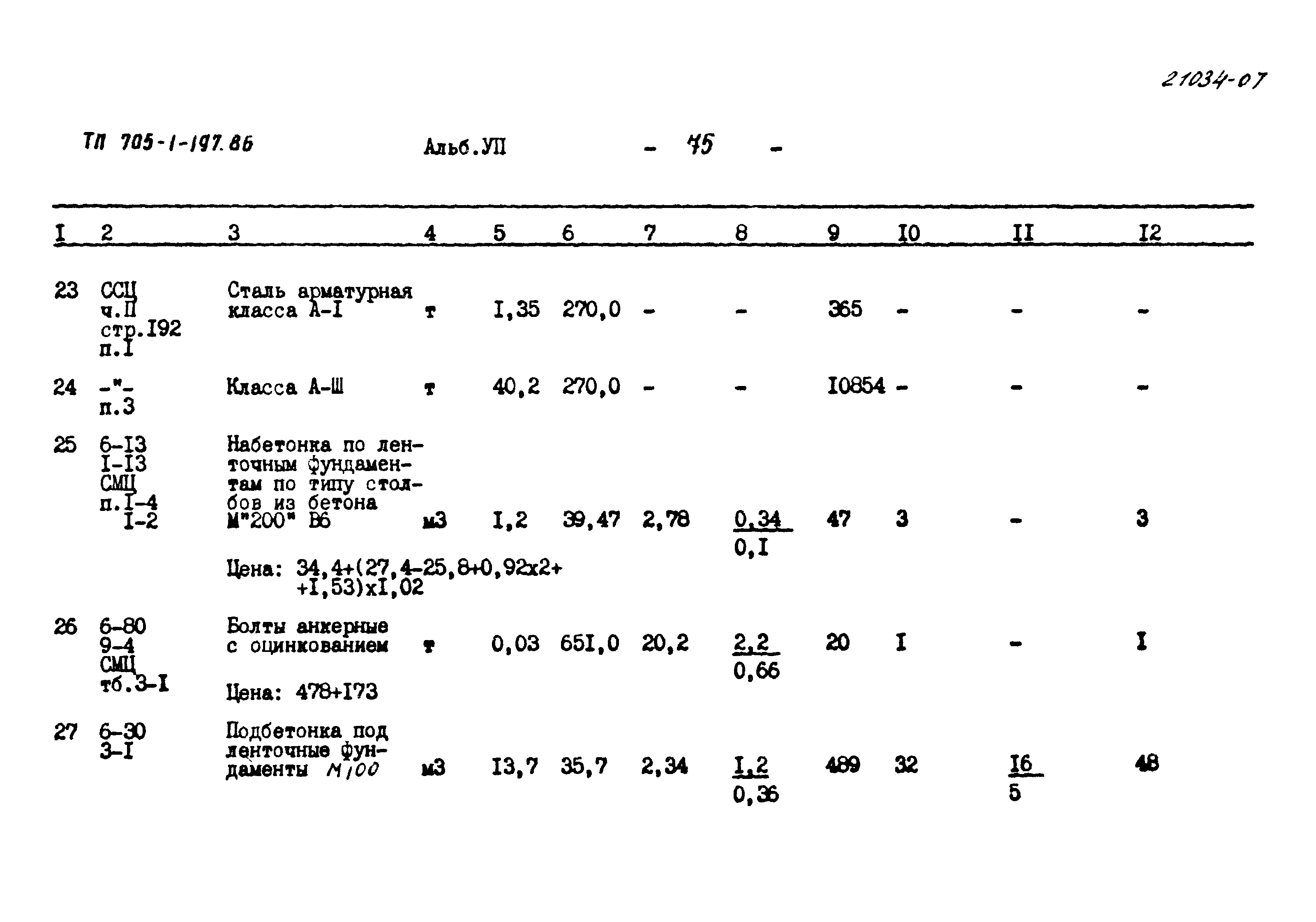 Типовой проект 705-1-197.86