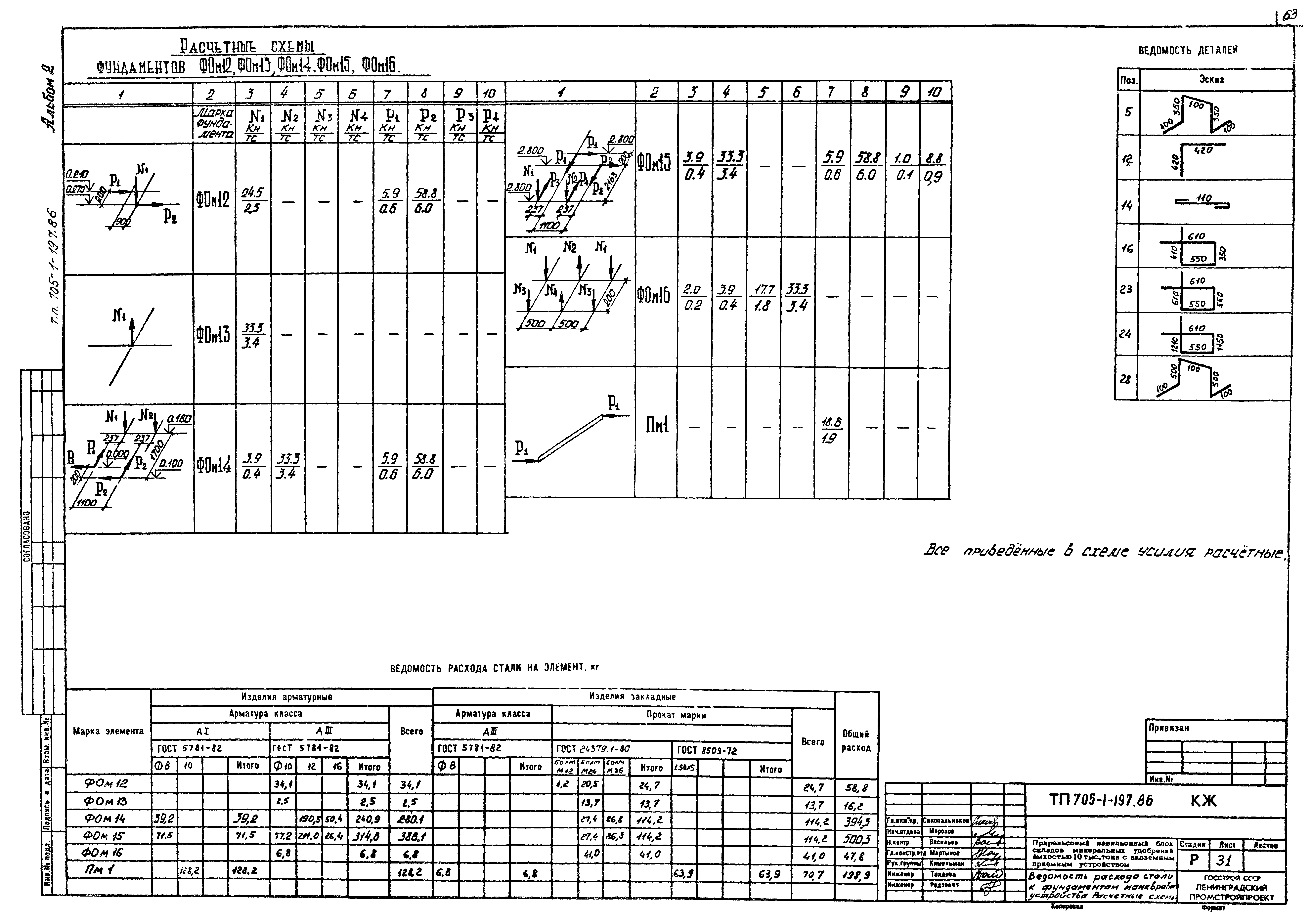 Типовой проект 705-1-197.86