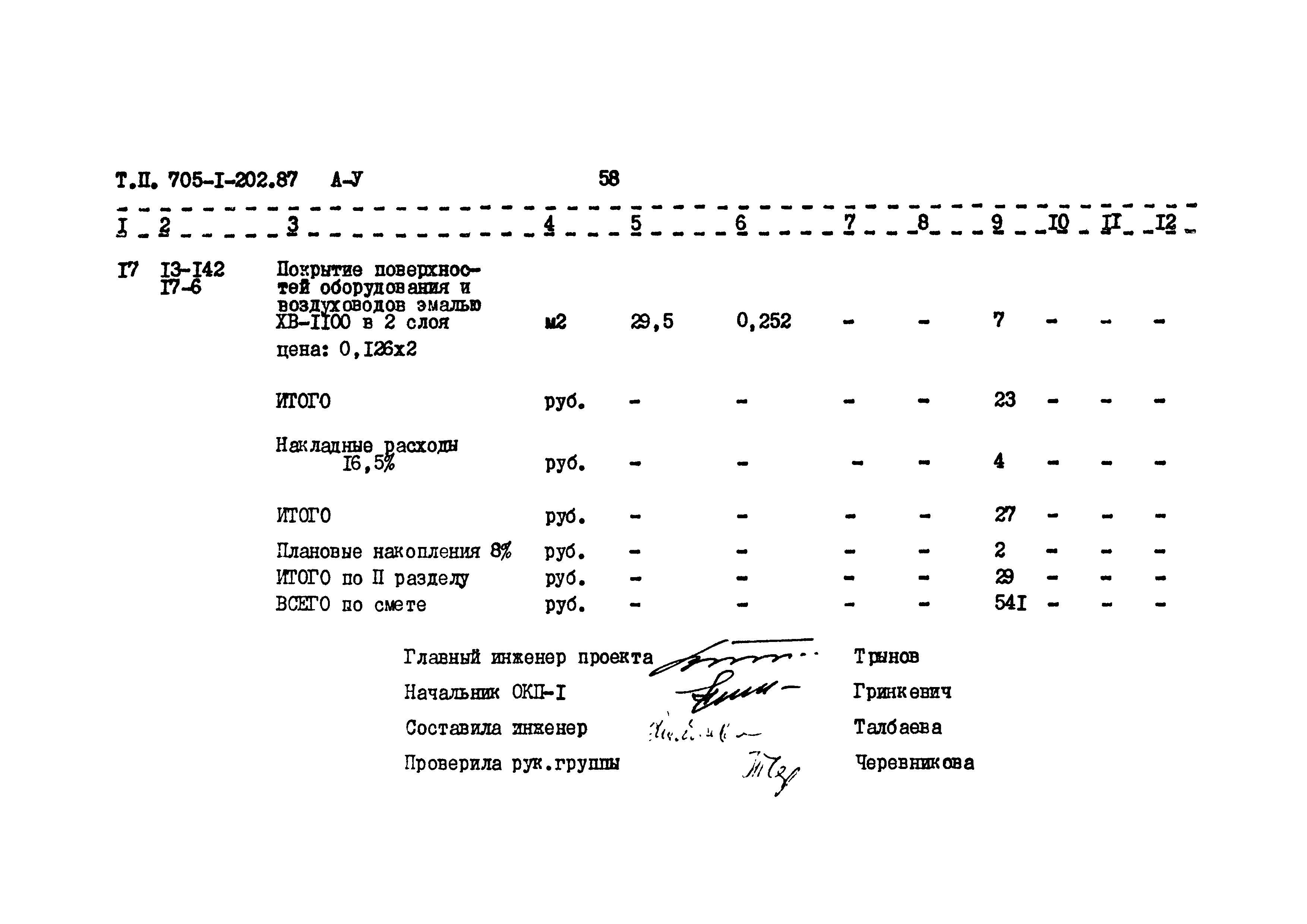 Типовой проект 705-1-212.87