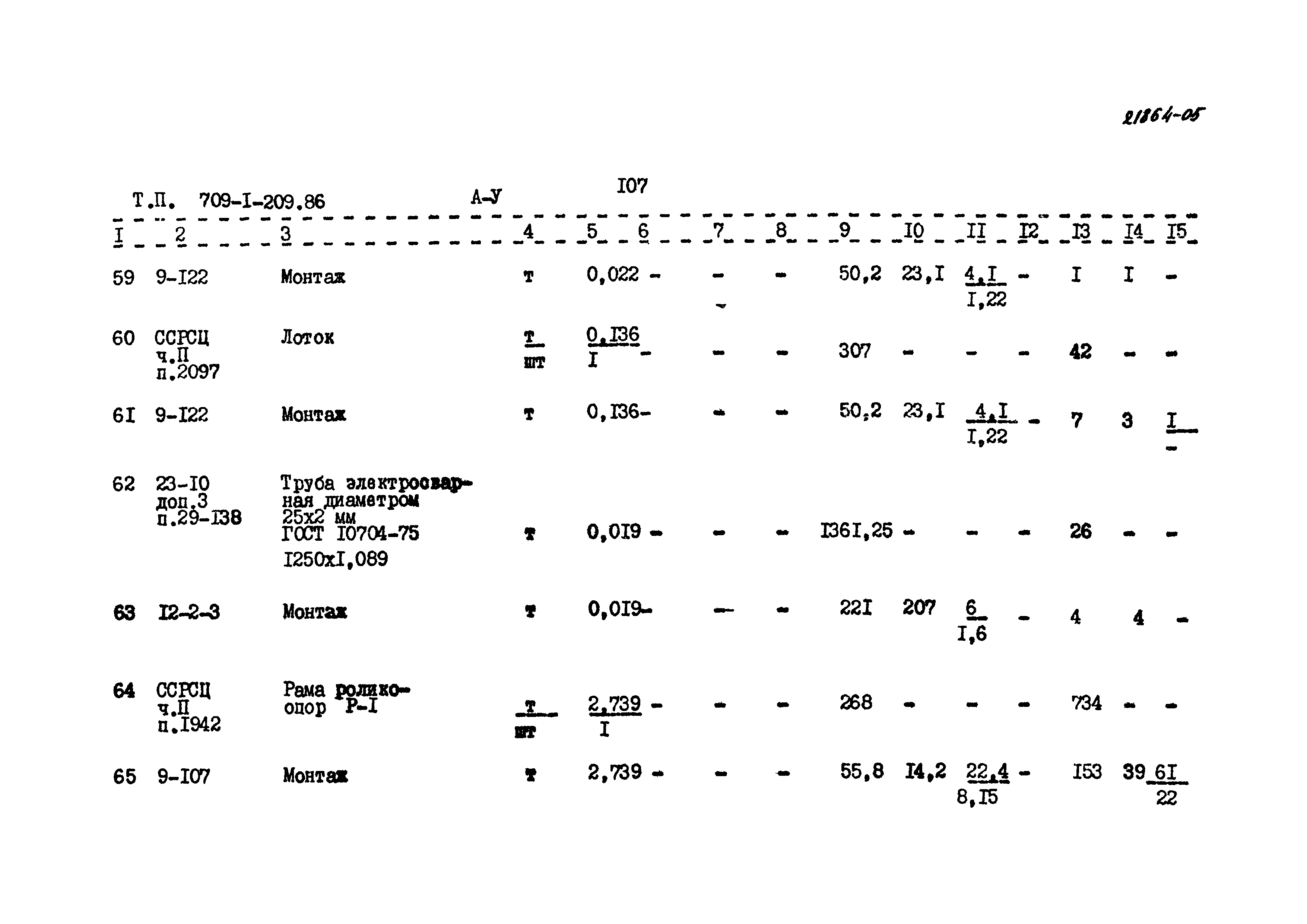 Типовой проект 705-1-209.86